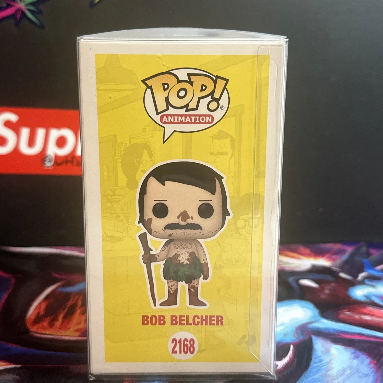 Jon H Benjamin — Jon H Benjamin - Singed Funko Pop - “Bob Belcher” 2168 - With COA - Mint, image 2
