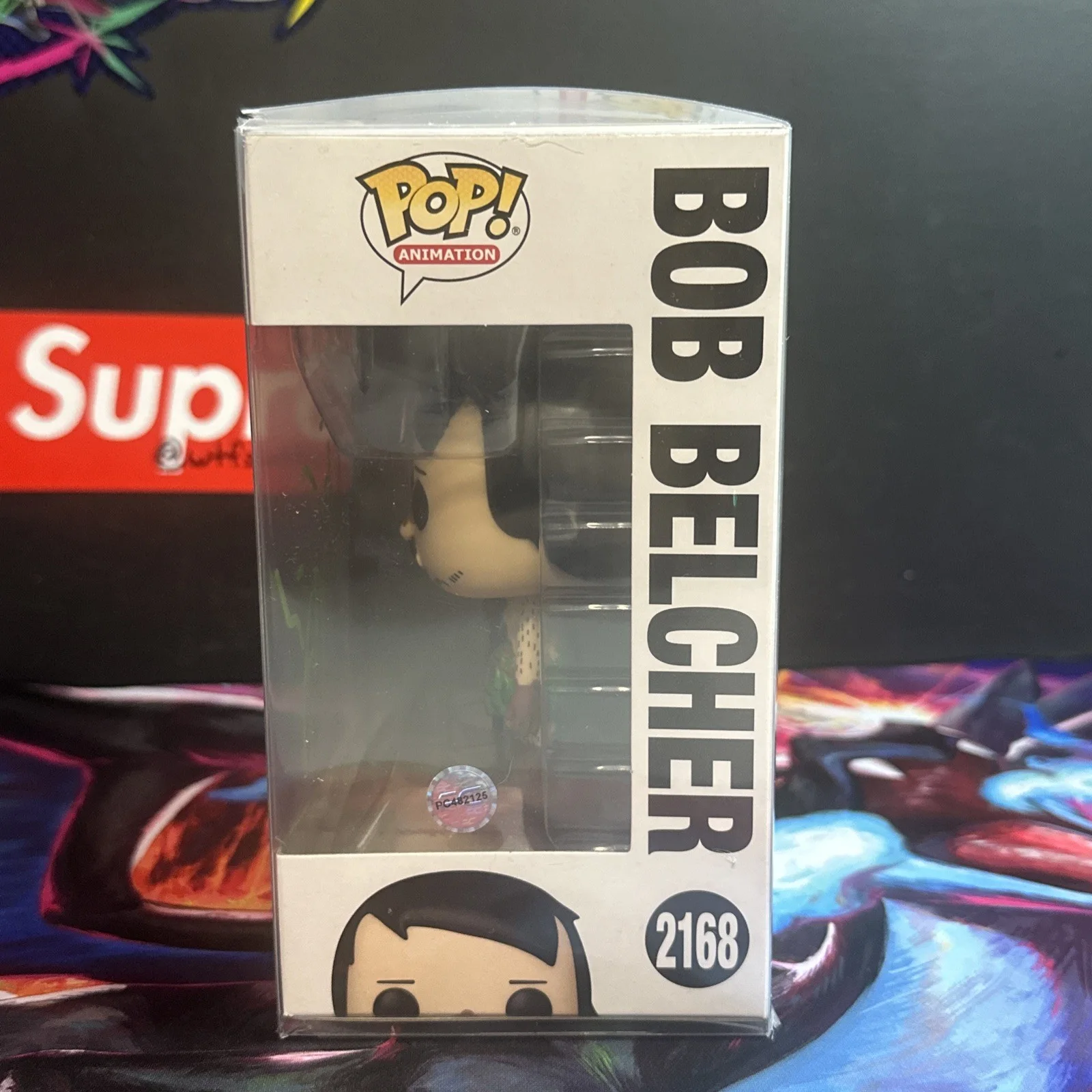 Jon H Benjamin — Jon H Benjamin - Singed Funko Pop - “Bob Belcher” 2168 - With COA - Mint, image 4