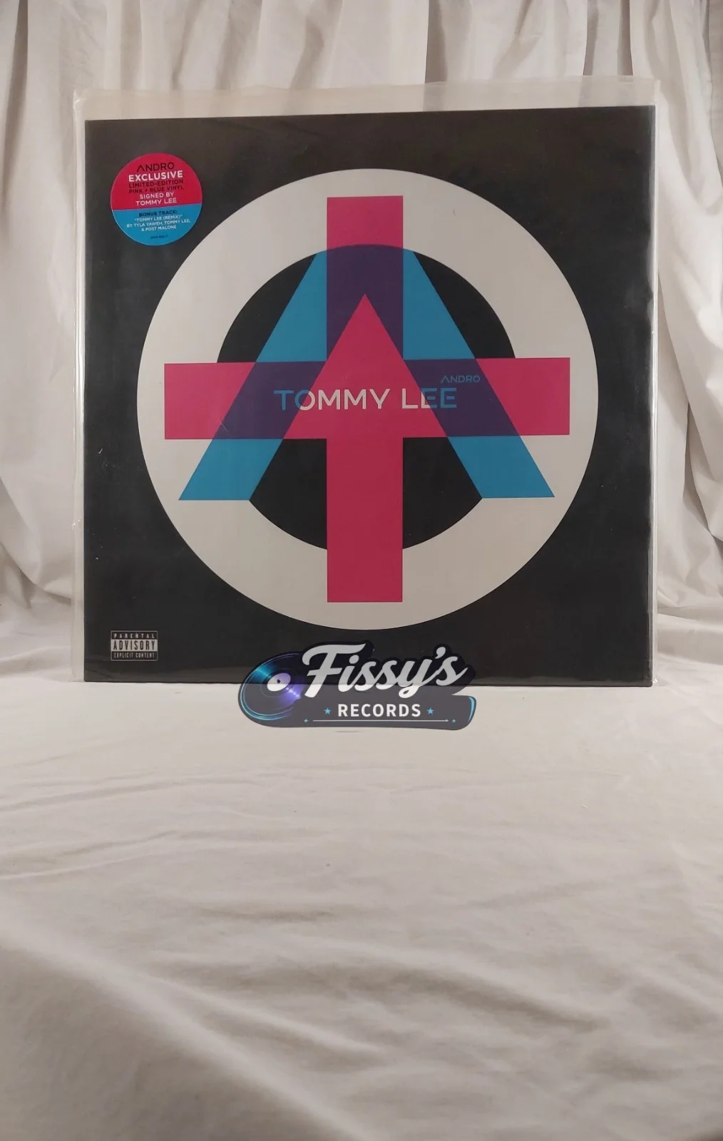 ANDRO – Tommy Lee Hand-Signed Vinyl LP – Unwrapped for Autograph – Never Played, image 3