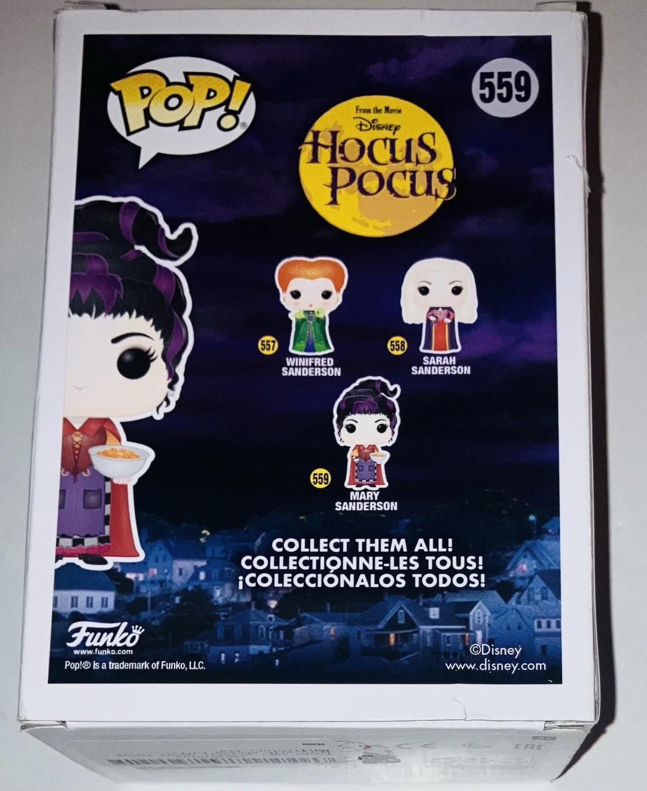 KATHY NAJIMY SIGNED AUTOGRAPHED HOCUS POCUS MARY SANDERSON FUNKO POP 559 BAS COA, image 3