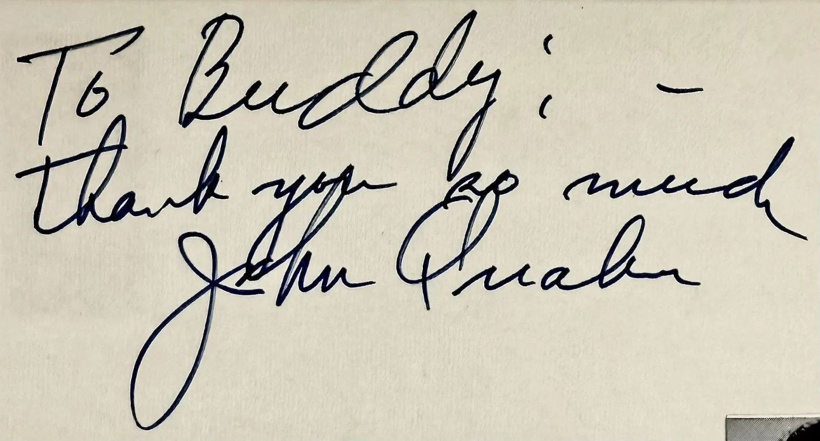 John. Qualen — JOHN QUALEN Signed Autographed 4"x 6" INDEX CARD The Grapes of Wrath CASABLANCA, изображение 2