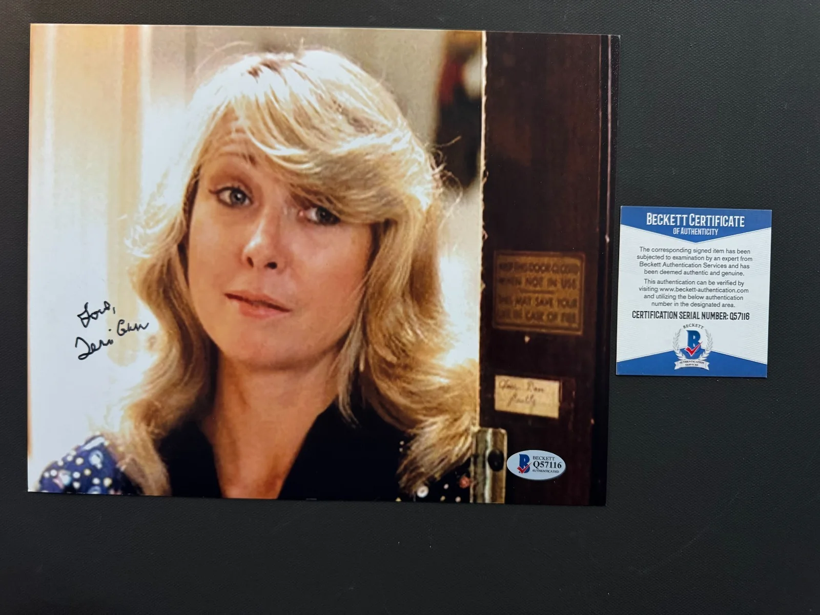 Teri Garr — Teri Garr Rare! signed autographed young classic sexy 8x10 photo Beckett BAS coa
