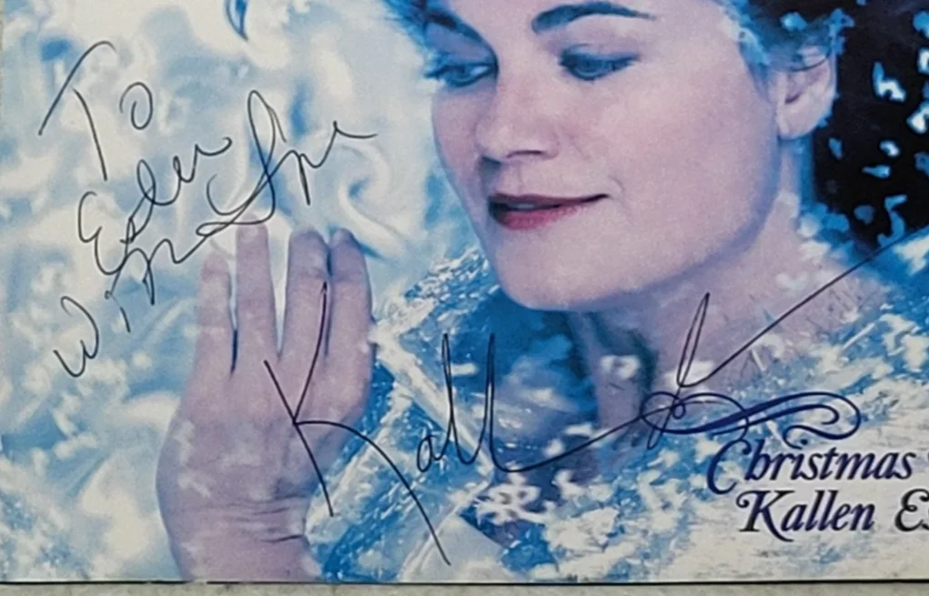 AUTOGRAPHED! Kallen Esperian - An Enchanted Reverie: Christmas With 2004 CD, изображение 2