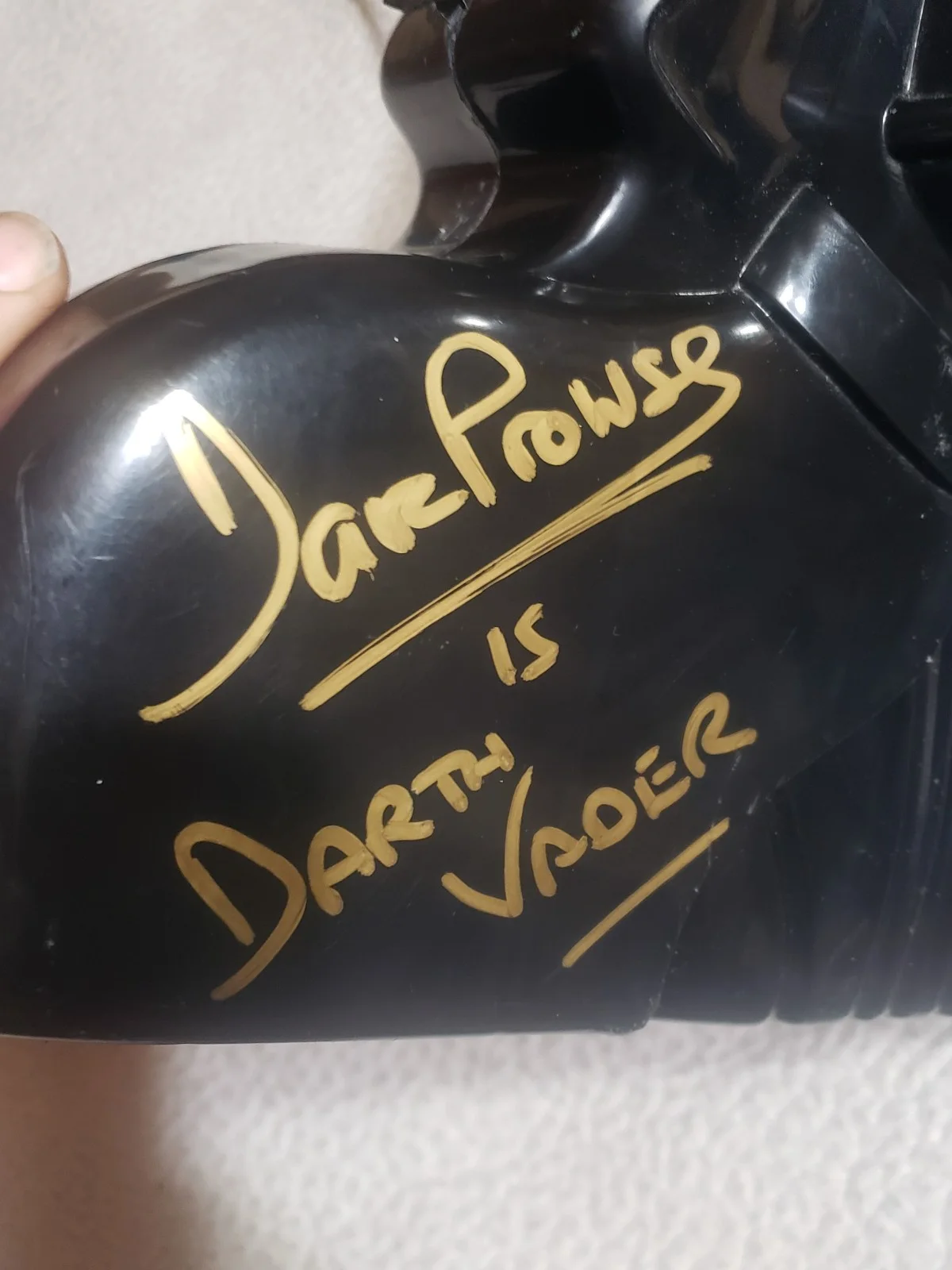David Prowse — David Dave Prowse - Signed Darth Vader Action Figure Case Star Wars 1980, image 4
