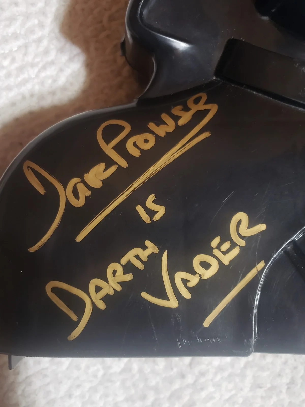 David Prowse — David Dave Prowse - Signed Darth Vader Action Figure Case Star Wars 1980, image 5