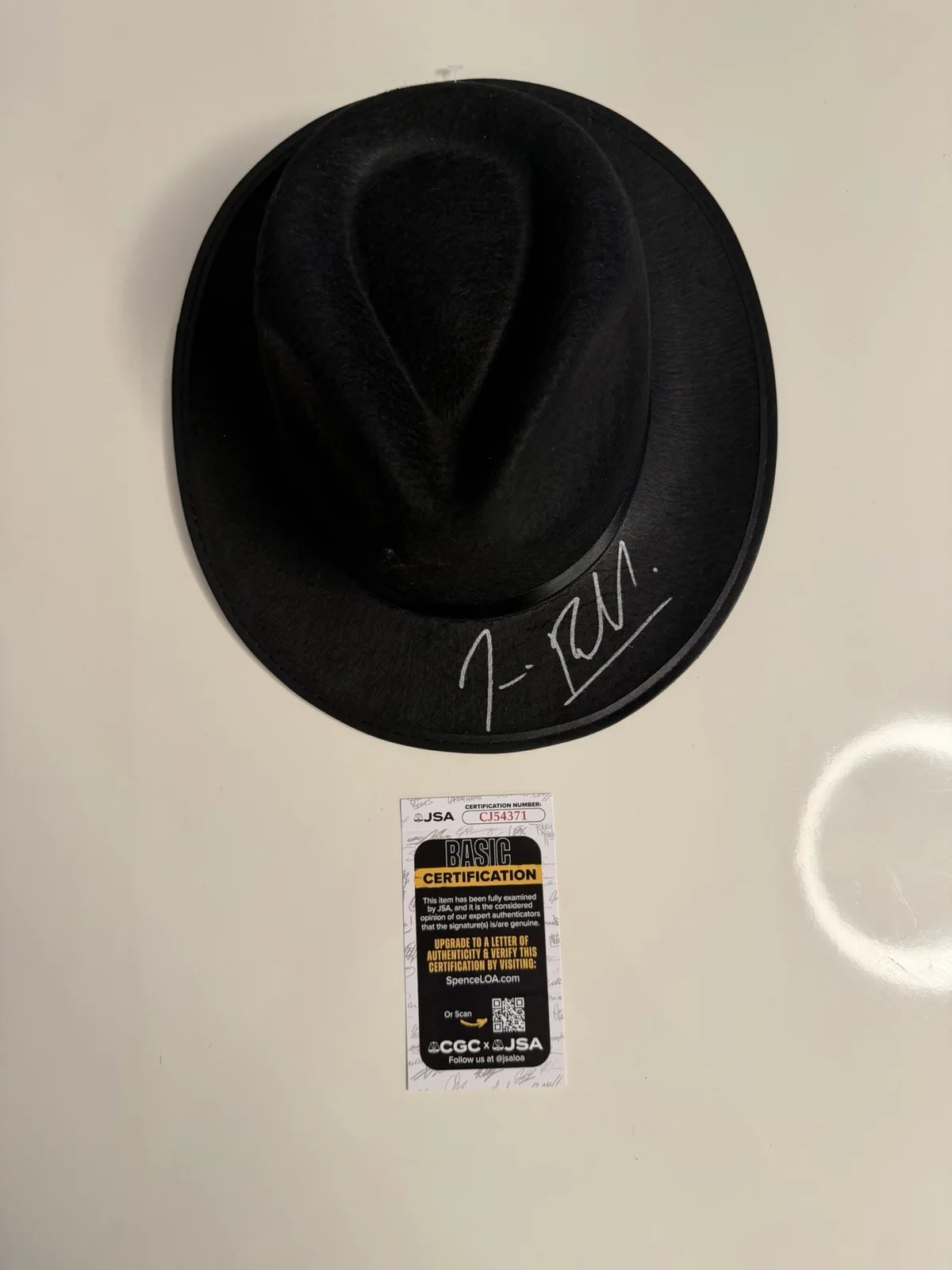 Jim Belushi — Jim James Belushi Autographed Fedora Hat Blue Brothers Rare JSA COA