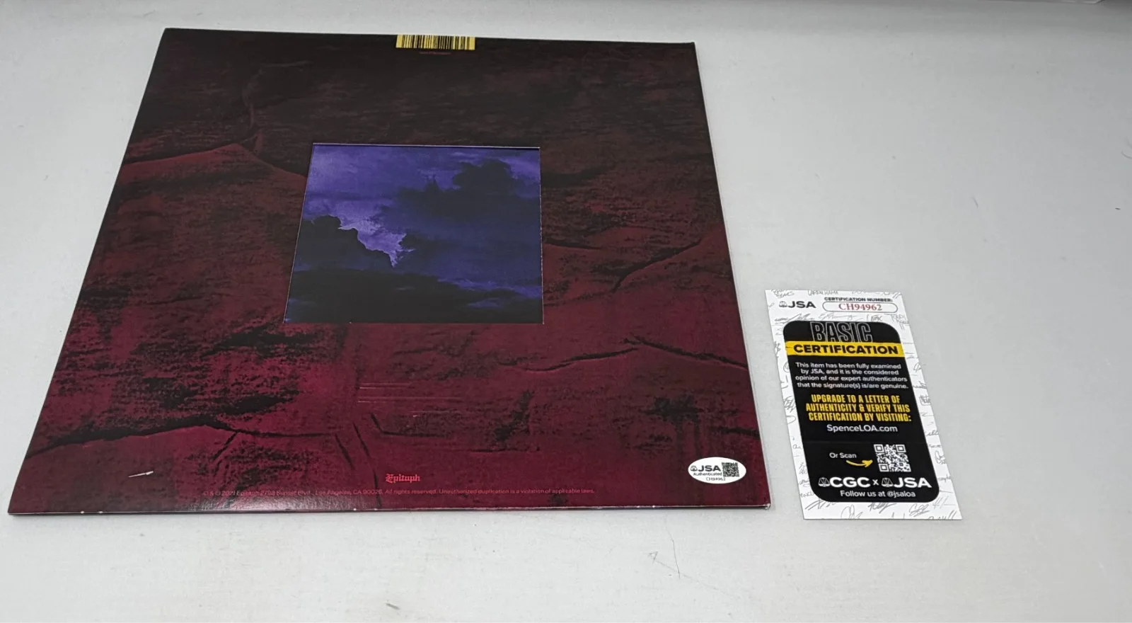 Thrice signed Horizons/ East Album JSA COA, image 2