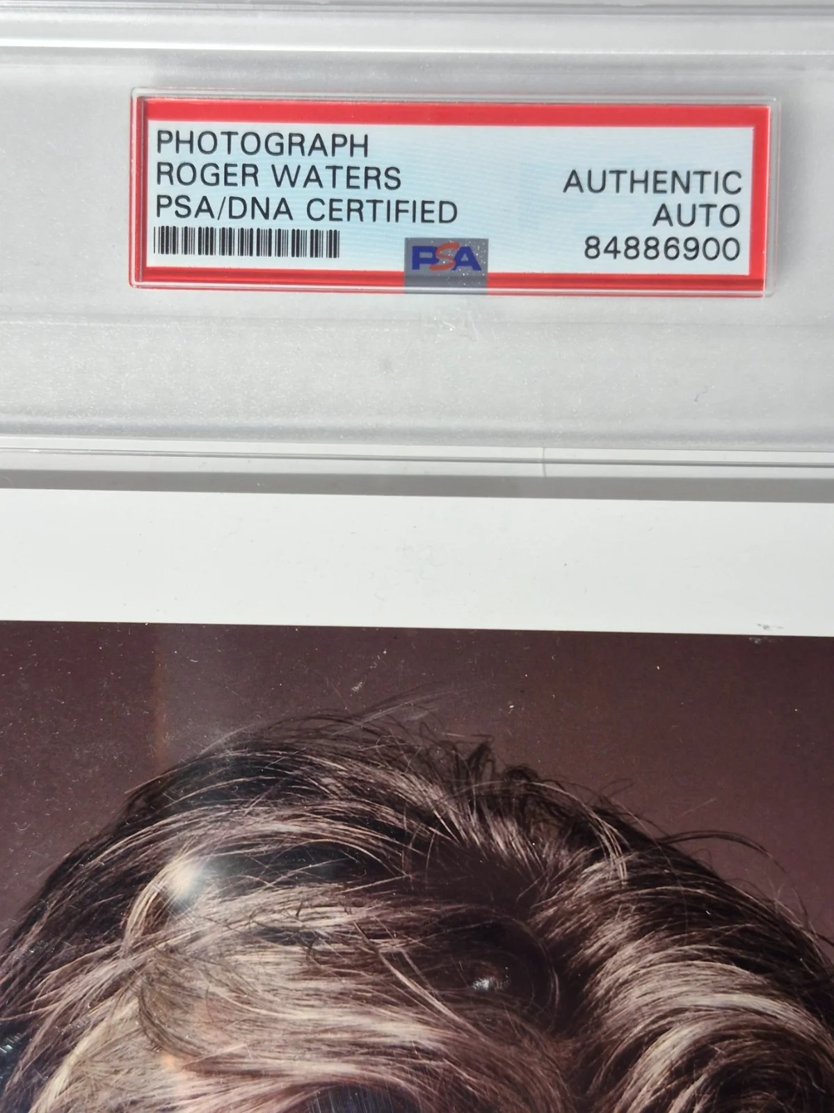 ROGER WATERS SIGNED AUTOGRAPHED PHOTO PINK FLOYD PSA COA ENCAPSULATED THE WALL, изображение 2
