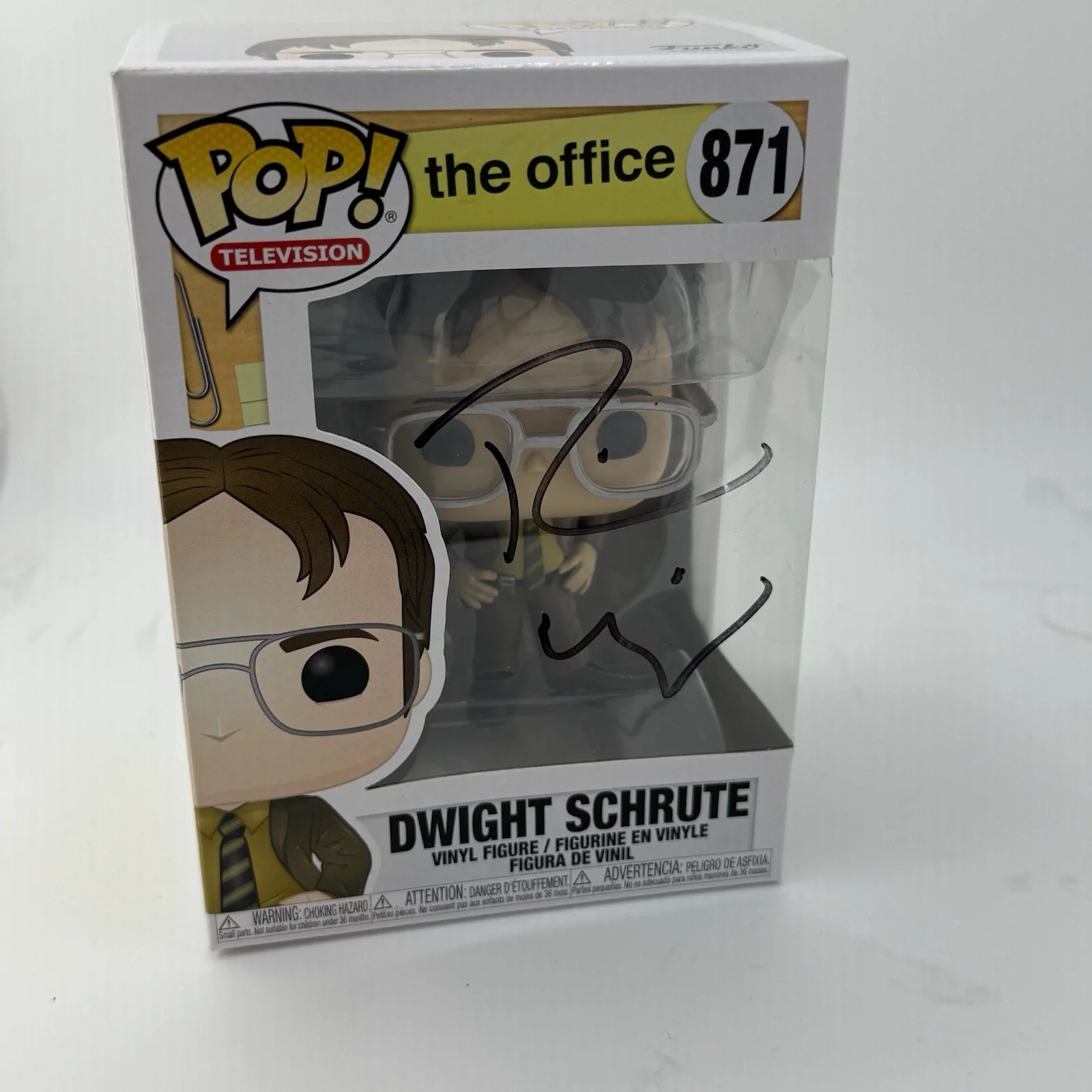 Rainn Wilson — Rainn Wilson Signed Dwight Schrute Funko Pop 871 Office Autograph NO COA, изображение 2
