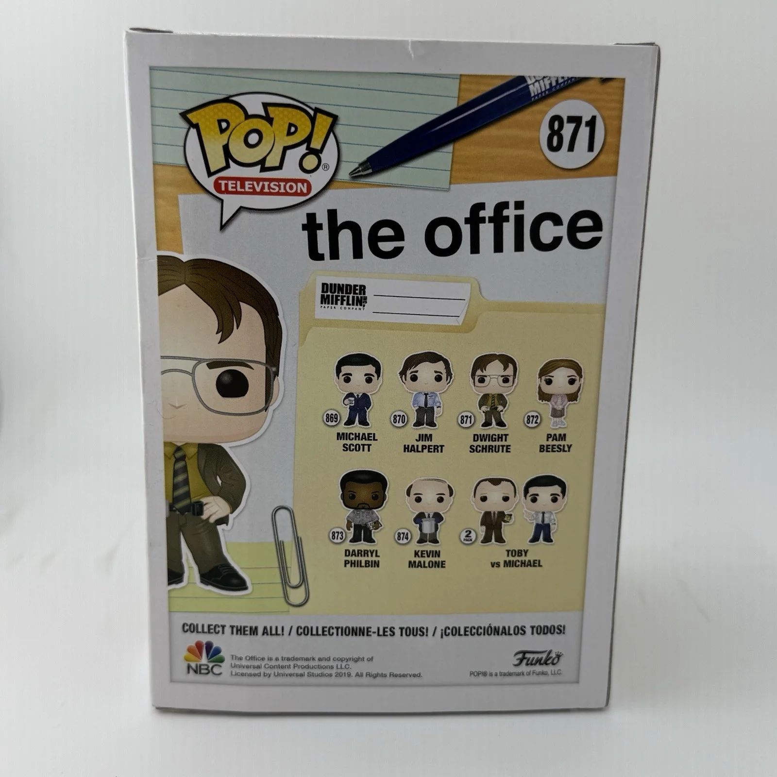 Rainn Wilson — Rainn Wilson Signed Dwight Schrute Funko Pop 871 Office Autograph NO COA, изображение 4