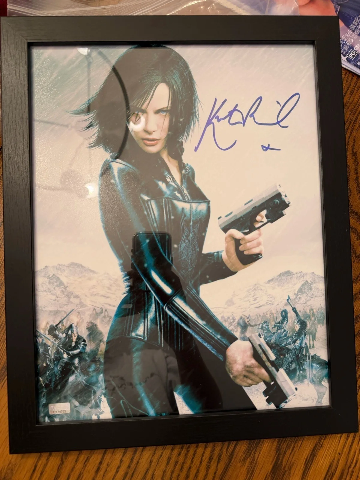 Kate Beckinsale 11x14 Underworld Selene Photo Celebrity Authentics COA, изображение 2