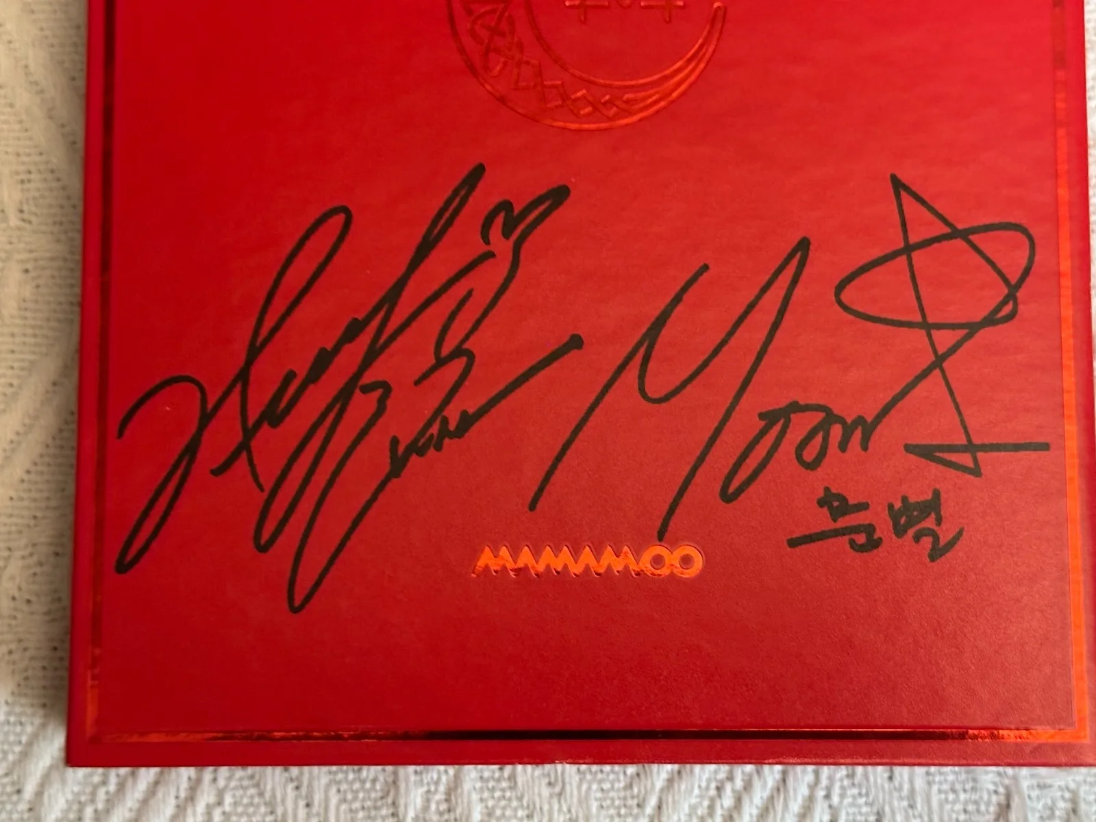 MAMAMOO - ALL MEMBER Signed PROMO ALBUM KPOP (PRINT), изображение 3