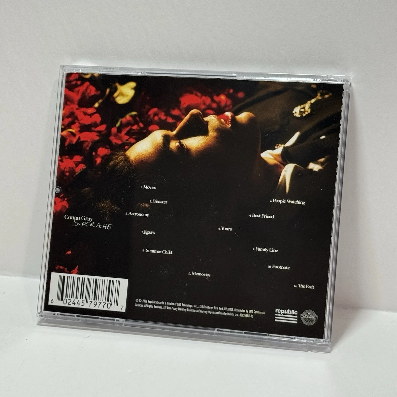 Conan Gray Signed “Superache” CD Insert 2022 Autograph, изображение 3
