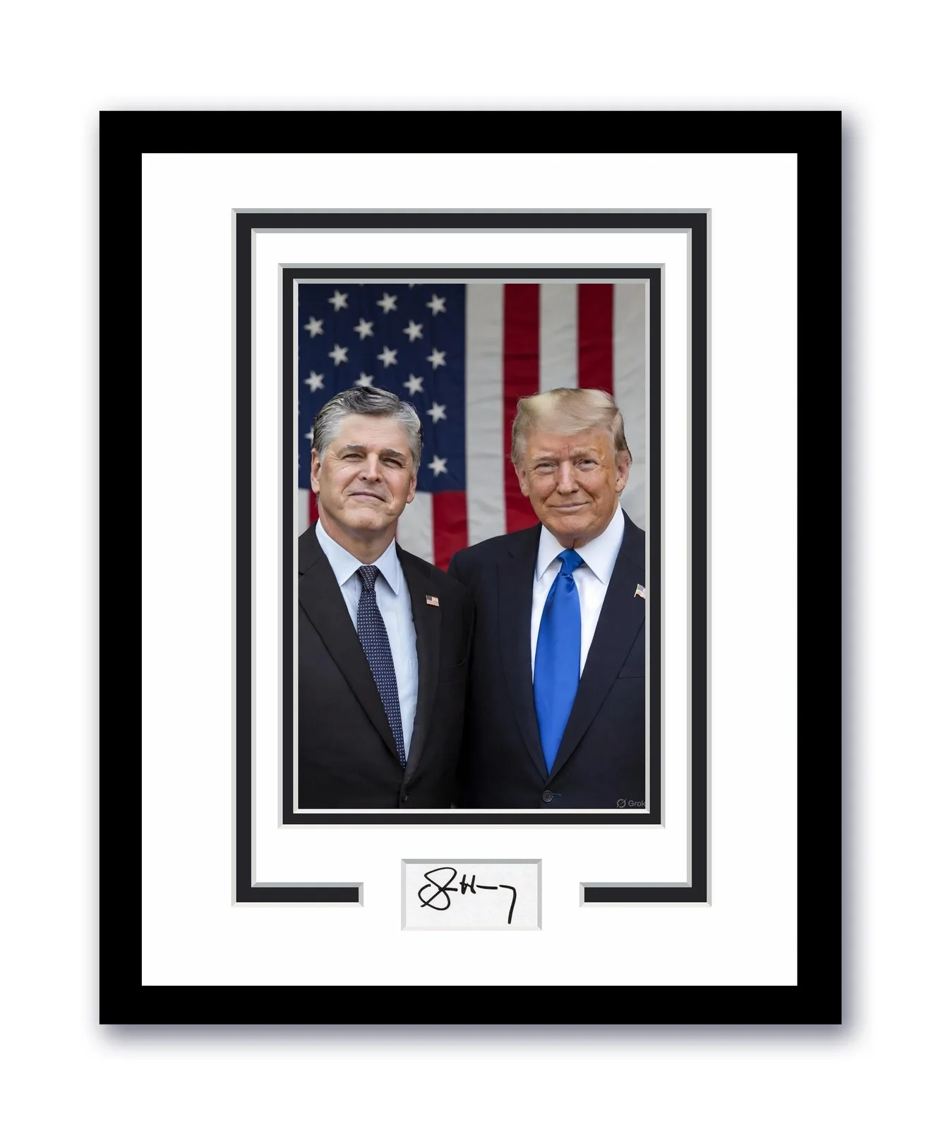Sean Hannity — Sean Hannity Autographed Signed 11x14 Framed Photo Fox News President Trump ACOA