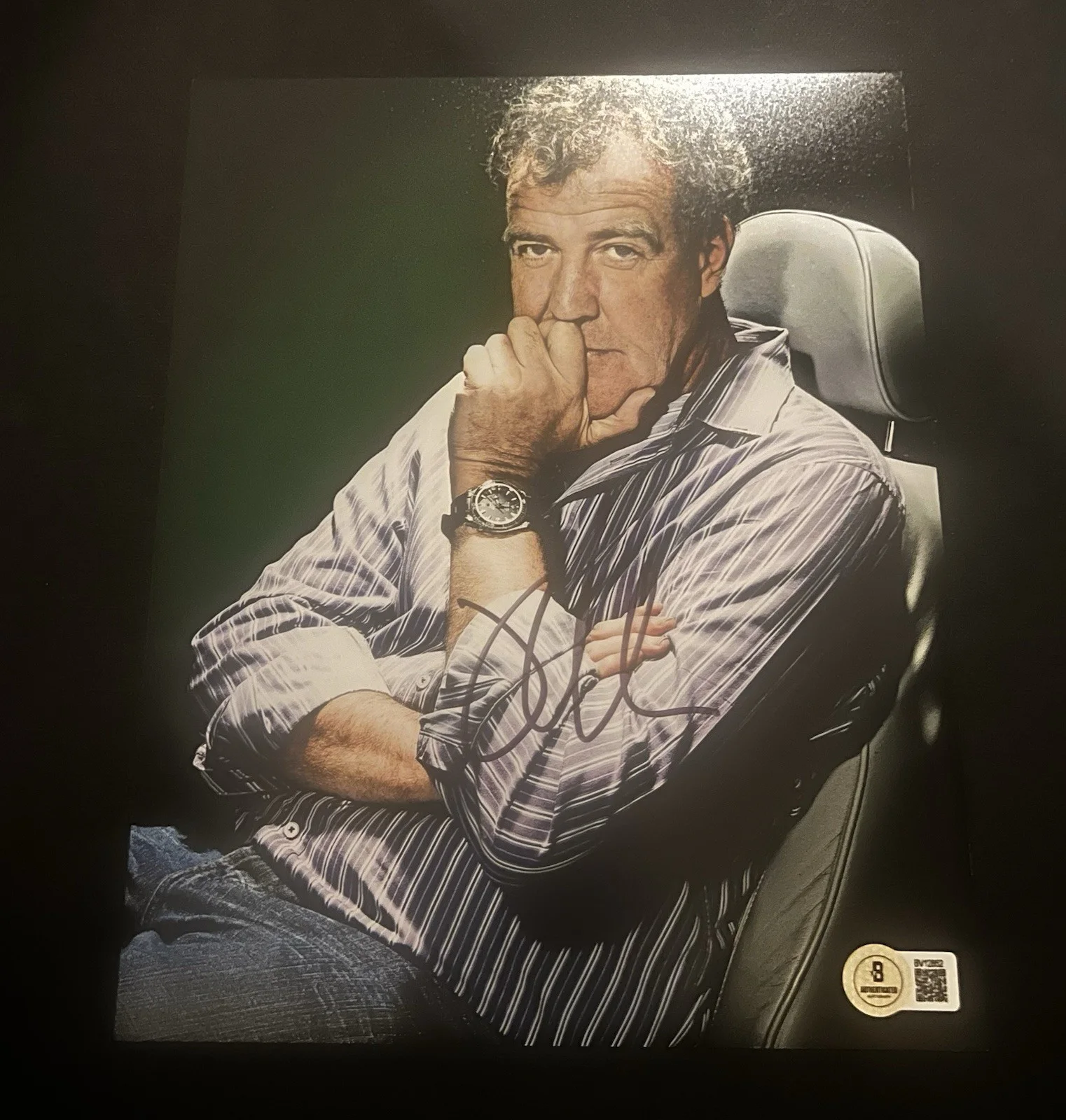 Jeremy Clarkson — Jeremy Clarkson autographed signed BBC Top Gear 8x10 photo Beckett BAS coa