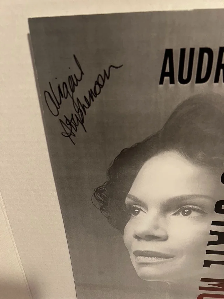 Ohio State Murders Cast HAND SIGNED 14x22 Window Card Audra McDonald, изображение 2