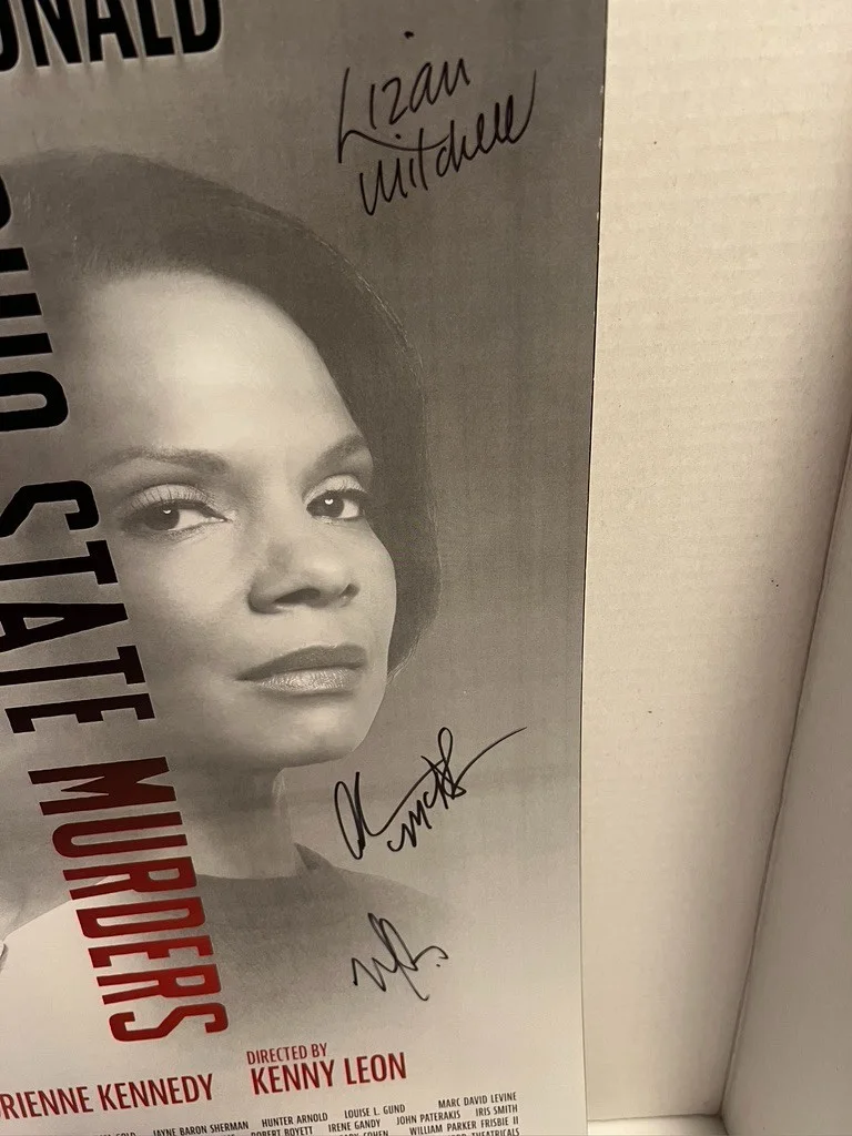 Ohio State Murders Cast HAND SIGNED 14x22 Window Card Audra McDonald, изображение 3