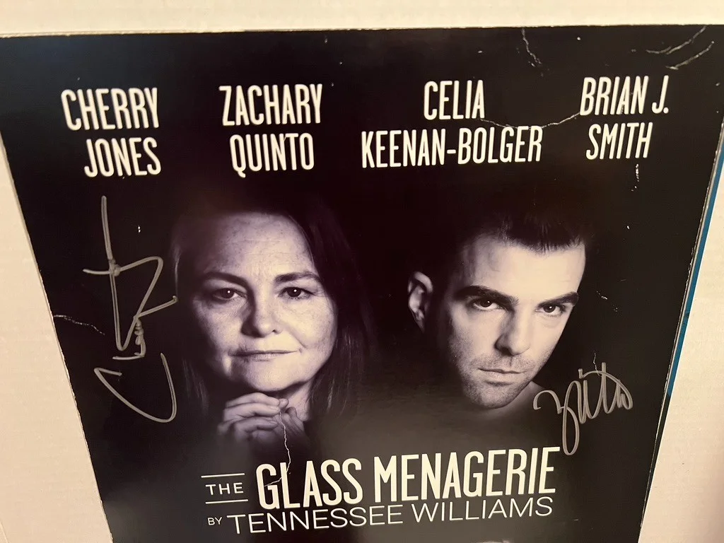 Glass Menagerie Cast HAND SIGNED 14x22 Window Card Jones Quinto Smith Keenan, изображение 3