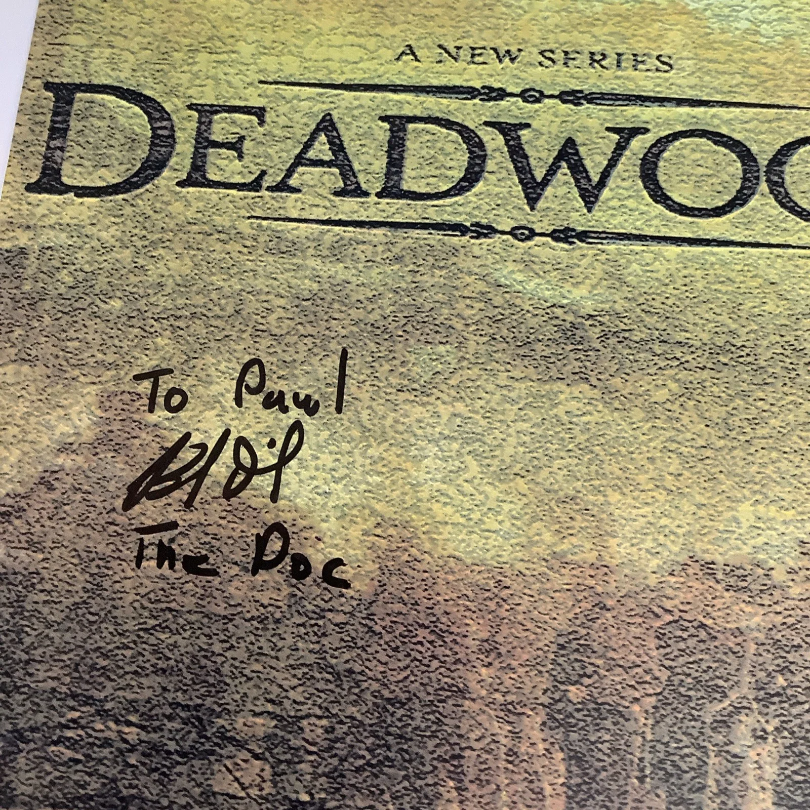 Dead Wood Brad Dourif Autograph, image 2