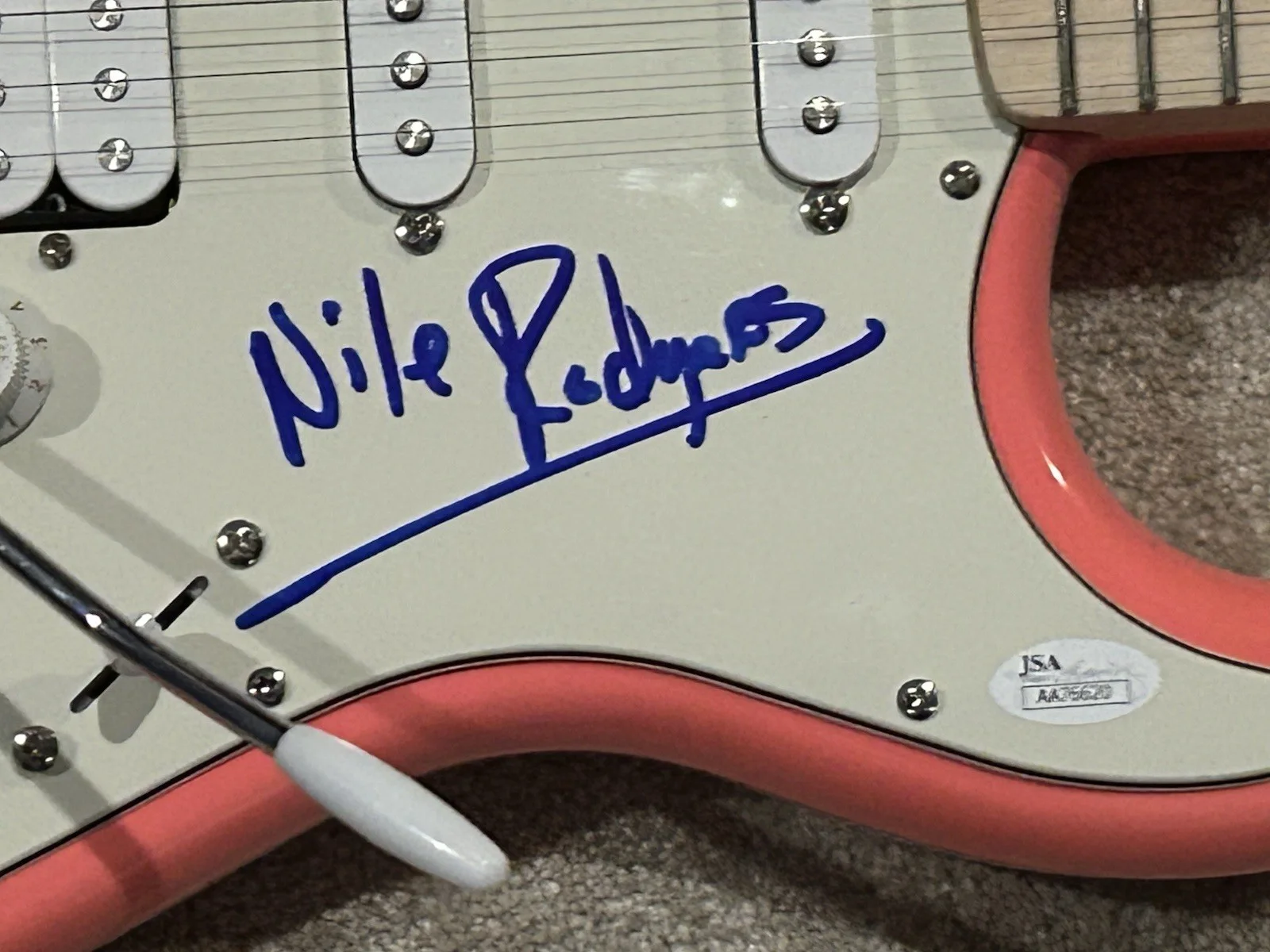 Nile Rodgers Signed Guitar Autographed Chic Daft Punk JSA, image 3