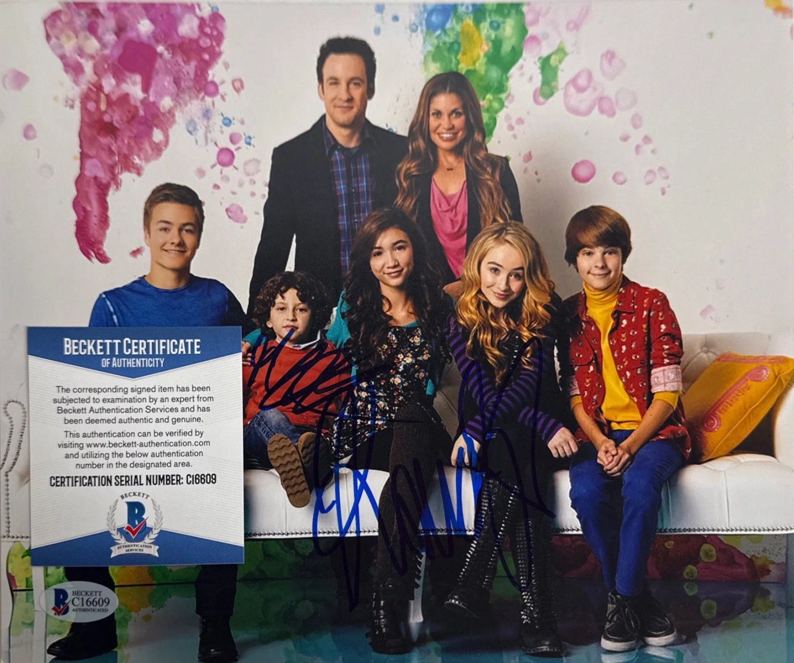 Rowan Blanchard — Rowan Blanchard Signed 8x10 Photo Girl Meets World BAS C16609, изображение 2
