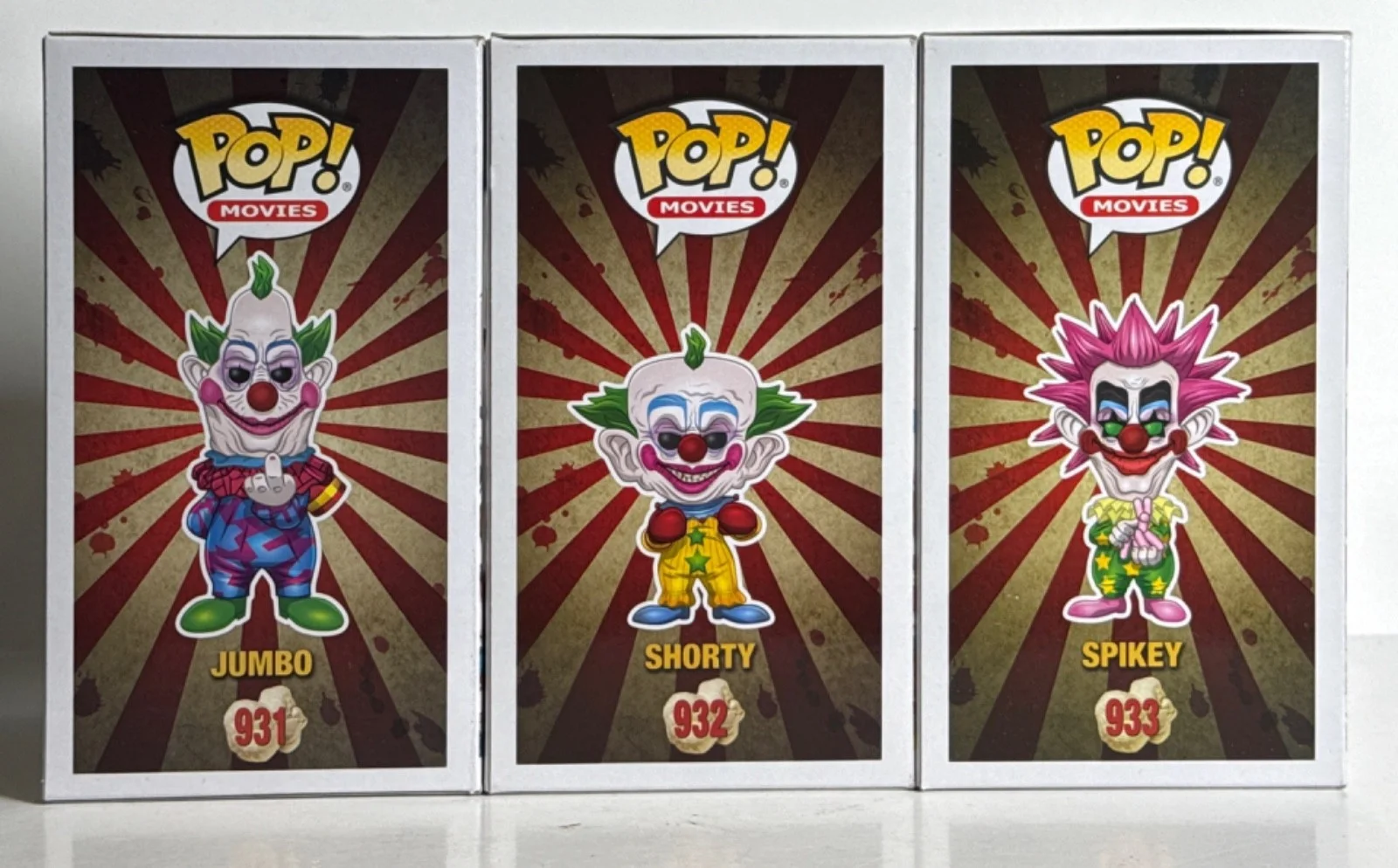 Stephen Chiodo — Killer Klowns Chiodo Bros Signed Set Of 3 Funkos W Drawing BAS, image 4