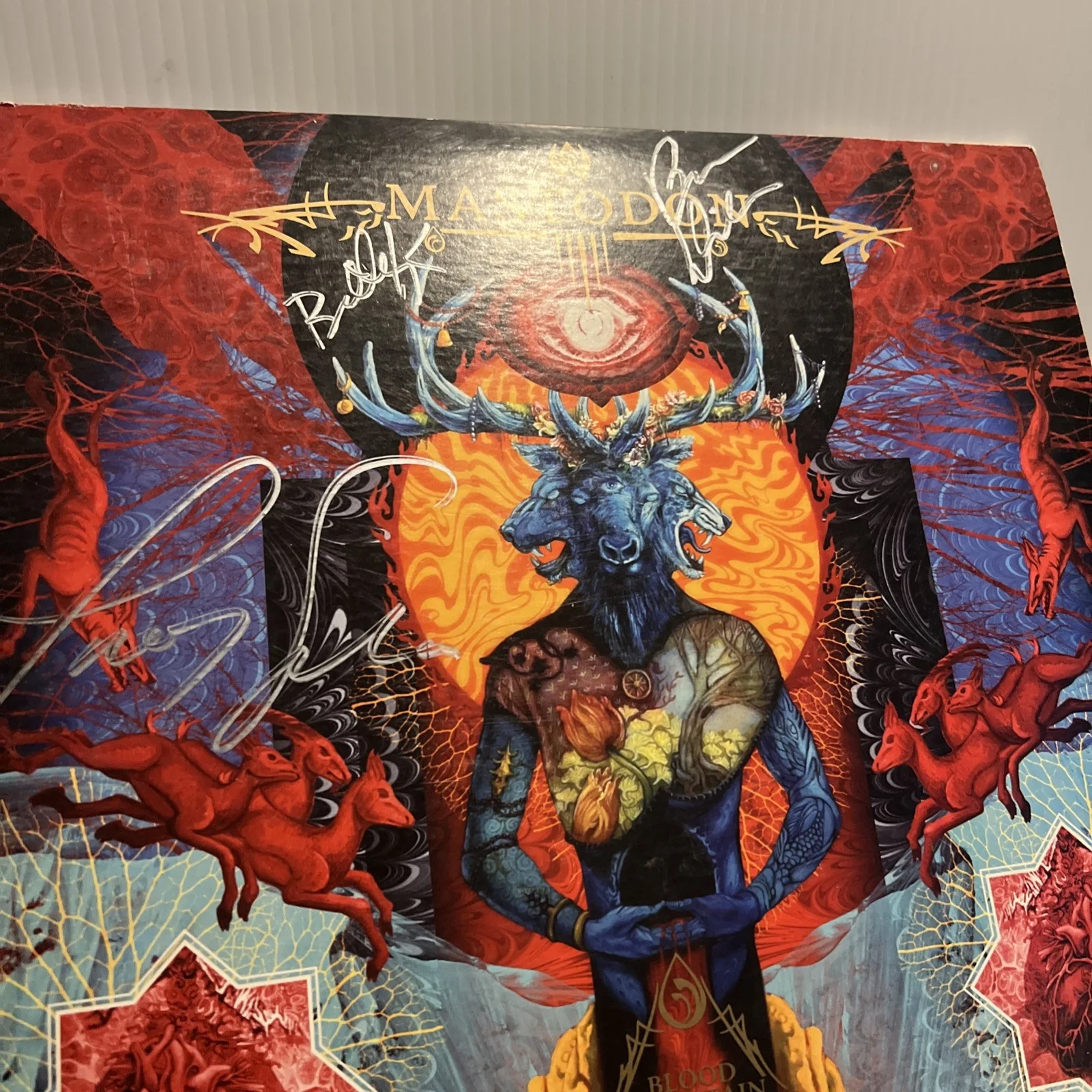 Mastodon Blood Mountain Autographed Vinyl 2lp Read Below, image 2