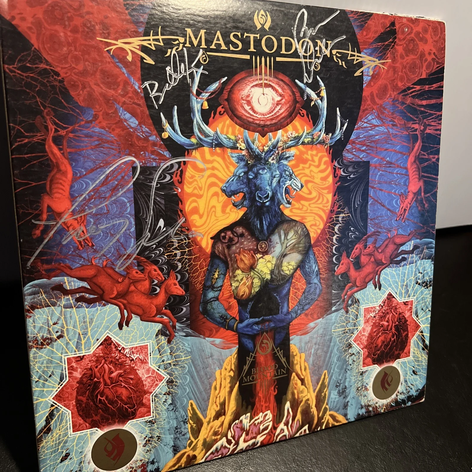 Mastodon Blood Mountain Autographed Vinyl 2lp Read Below, image 3