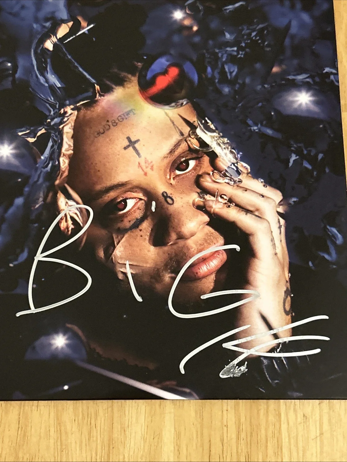 Trippie Redd Autographed A Love Letter To You 5 Album Vinyl JSA Certified, изображение 2