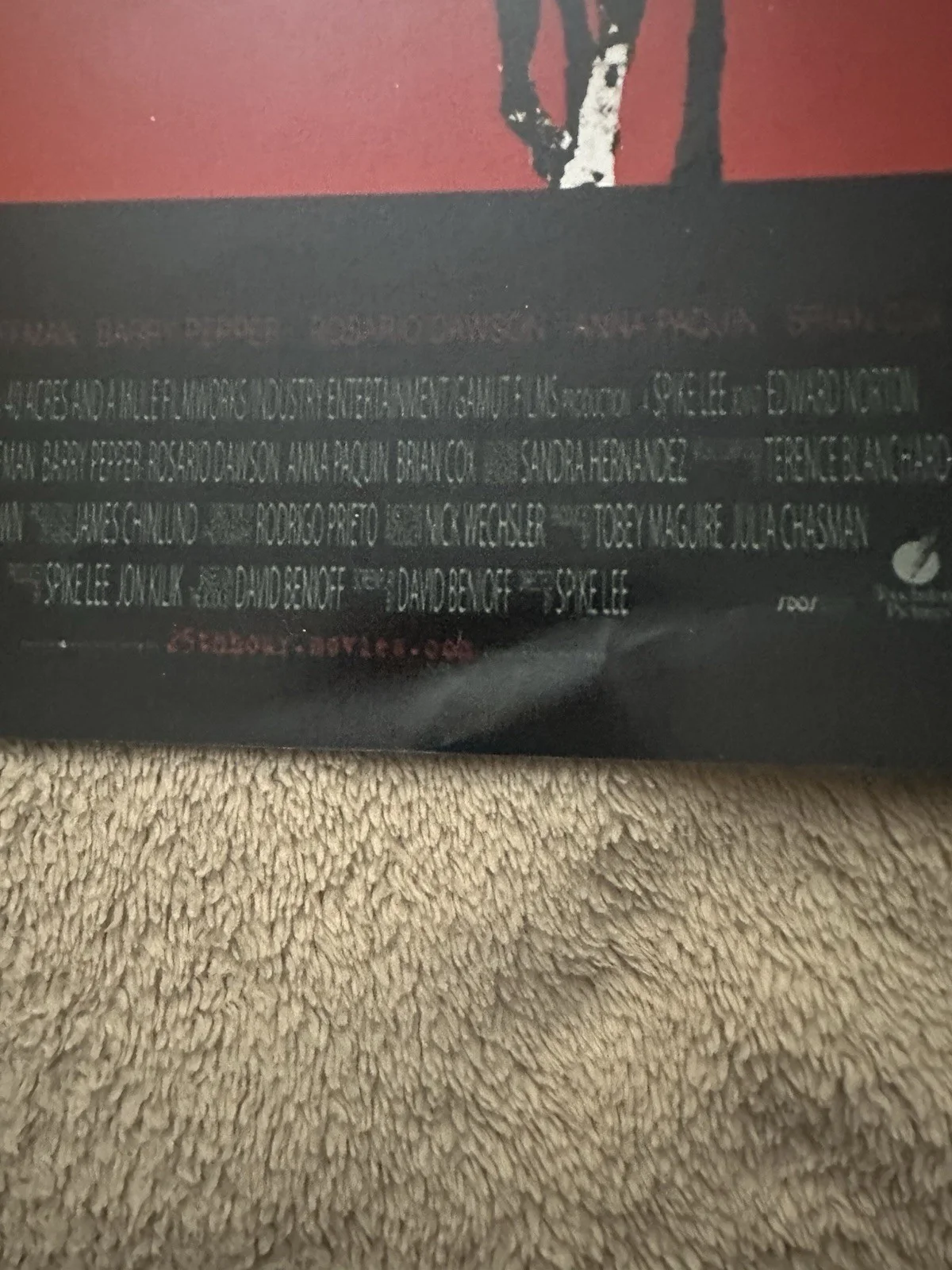 Spike Lee Signed 25th Hour Poster Beckett Coa Damaged, image 2