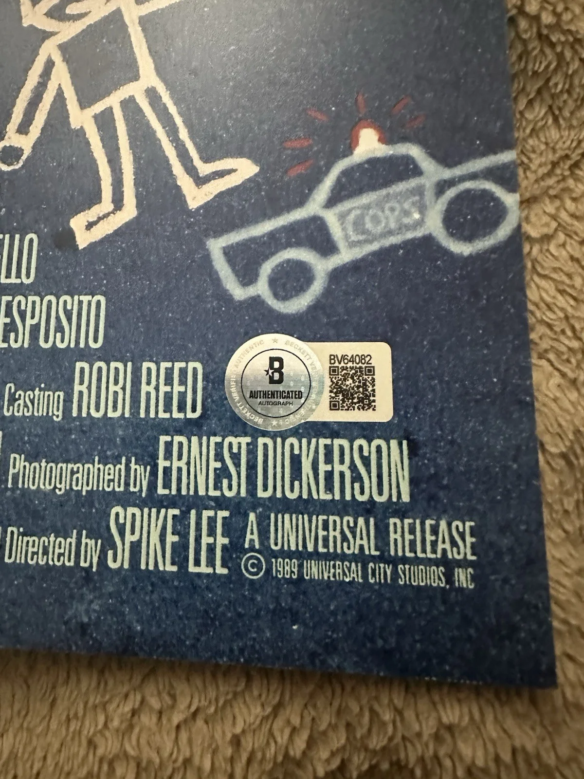 Spike Lee Signed Do The Right Thing 11 X 17 Poster Beckett Coa, image 2