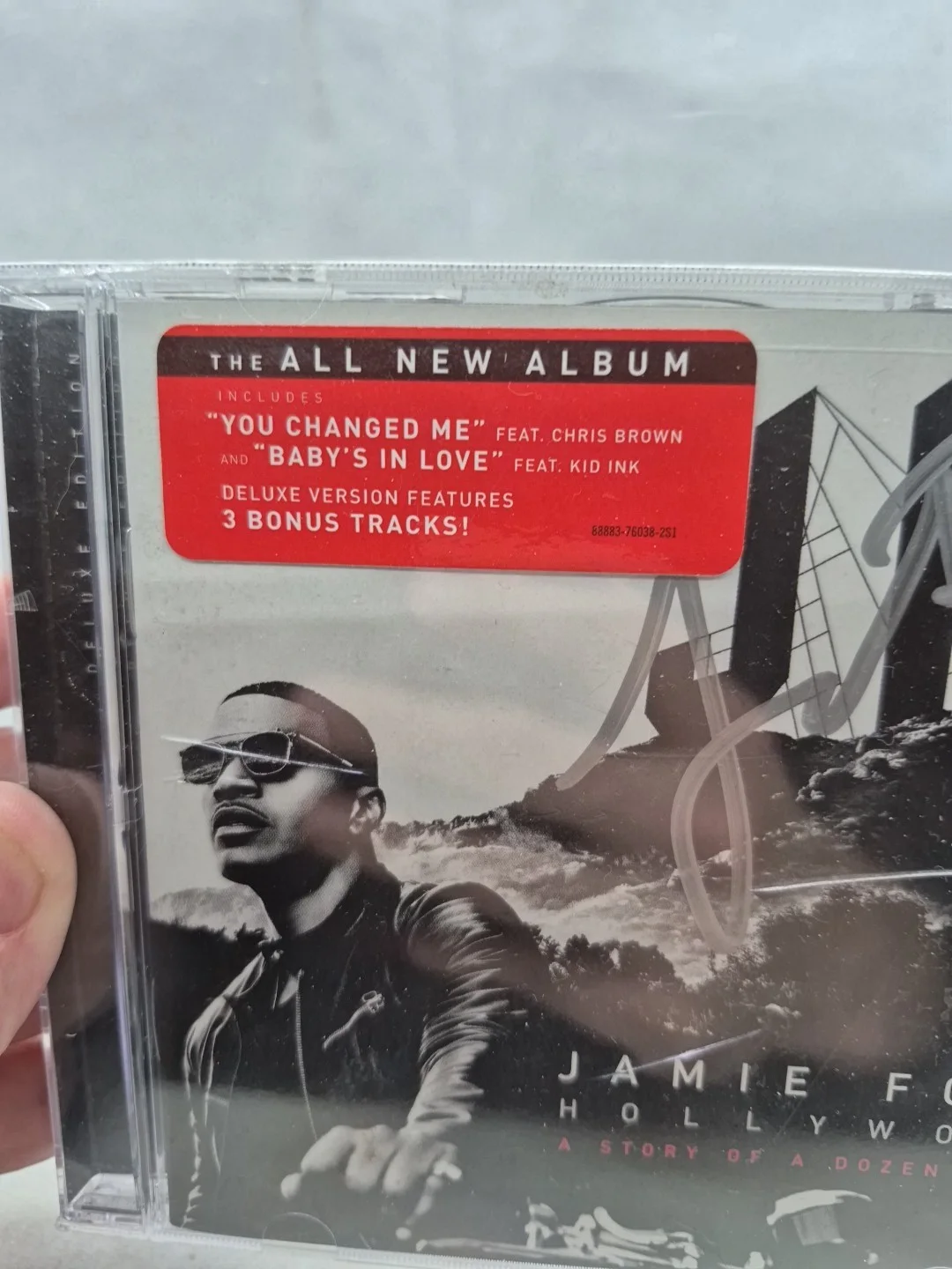 New Jamie Foxx Hollywood cd A Story of a Dozen Roses autographed signed Cracked, изображение 5