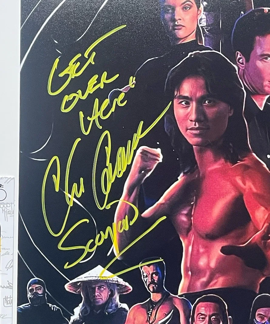 Chris Cassamassa — Chris Casamassa Kevin Michael Richardson Signed JSA 8x10 Photo Mortal Kombat, image 2