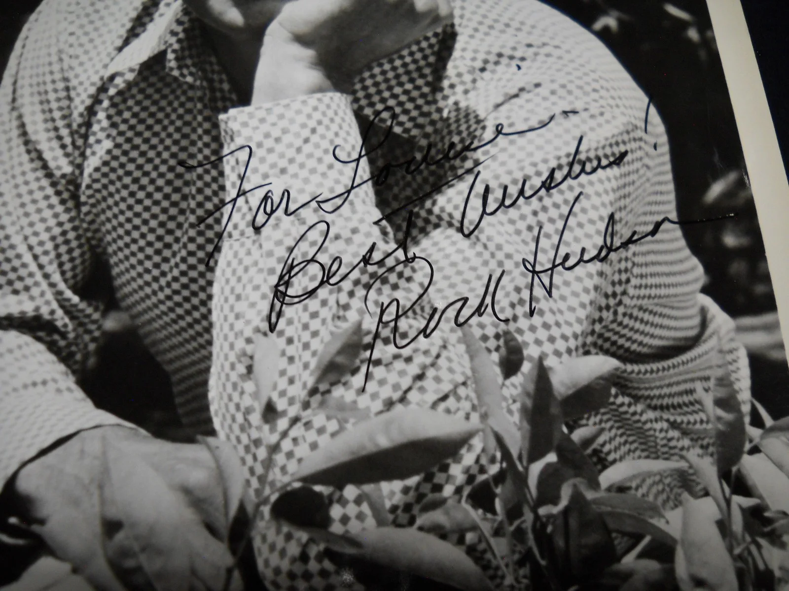 Rock Hudson — 8x10 Original Publicity Photo Signed by Rock Hudson Golden Age Movies TV Actor, изображение 4