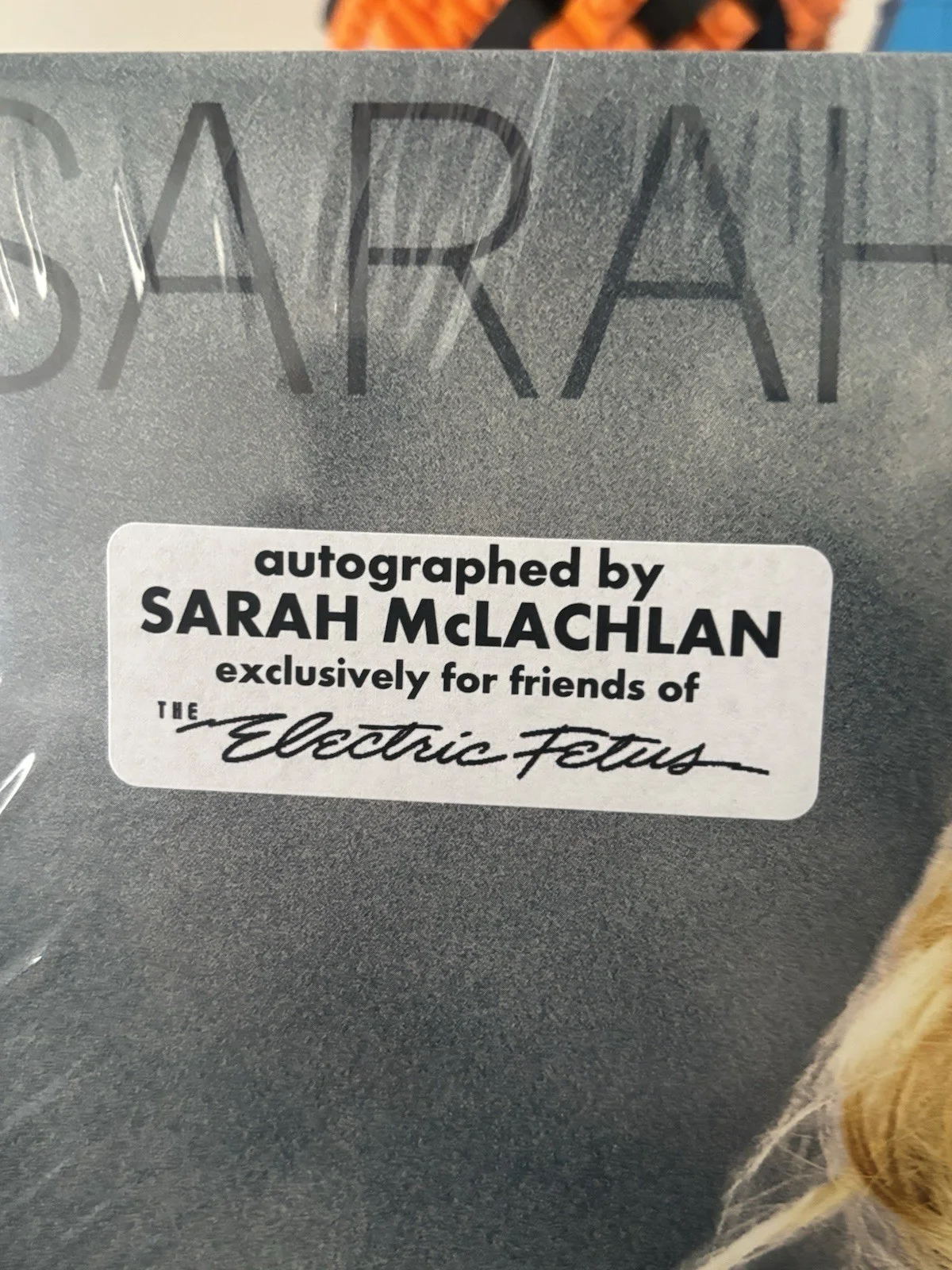 Sarah McLachlan - Better Broken Vinyl LP AUTOGRAPHED SIGNED - ON COVER JACKET!, image 3
