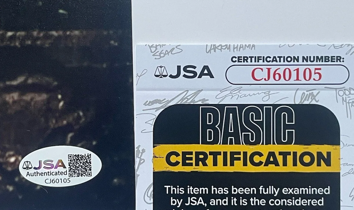 James Saito — Kevin Clash & James Saito Signed 12x18 JSA Authentic TMNT Shredder Splinter, image 2