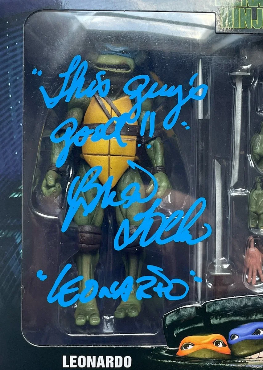 James Saito — Brian Tochi & James Saito NECA Figure JSA Authentic TMNT Shredder Leonardo, изображение 4