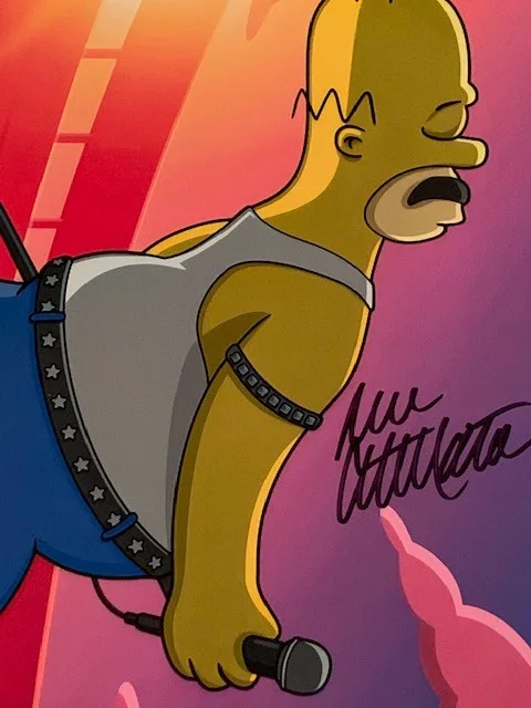 DAN CASTELLANETA — DAN CASTELLANETA VOICE OF HOMER SIMPSON SIGNED 8x10 QUEEN FREDDY MERCURY