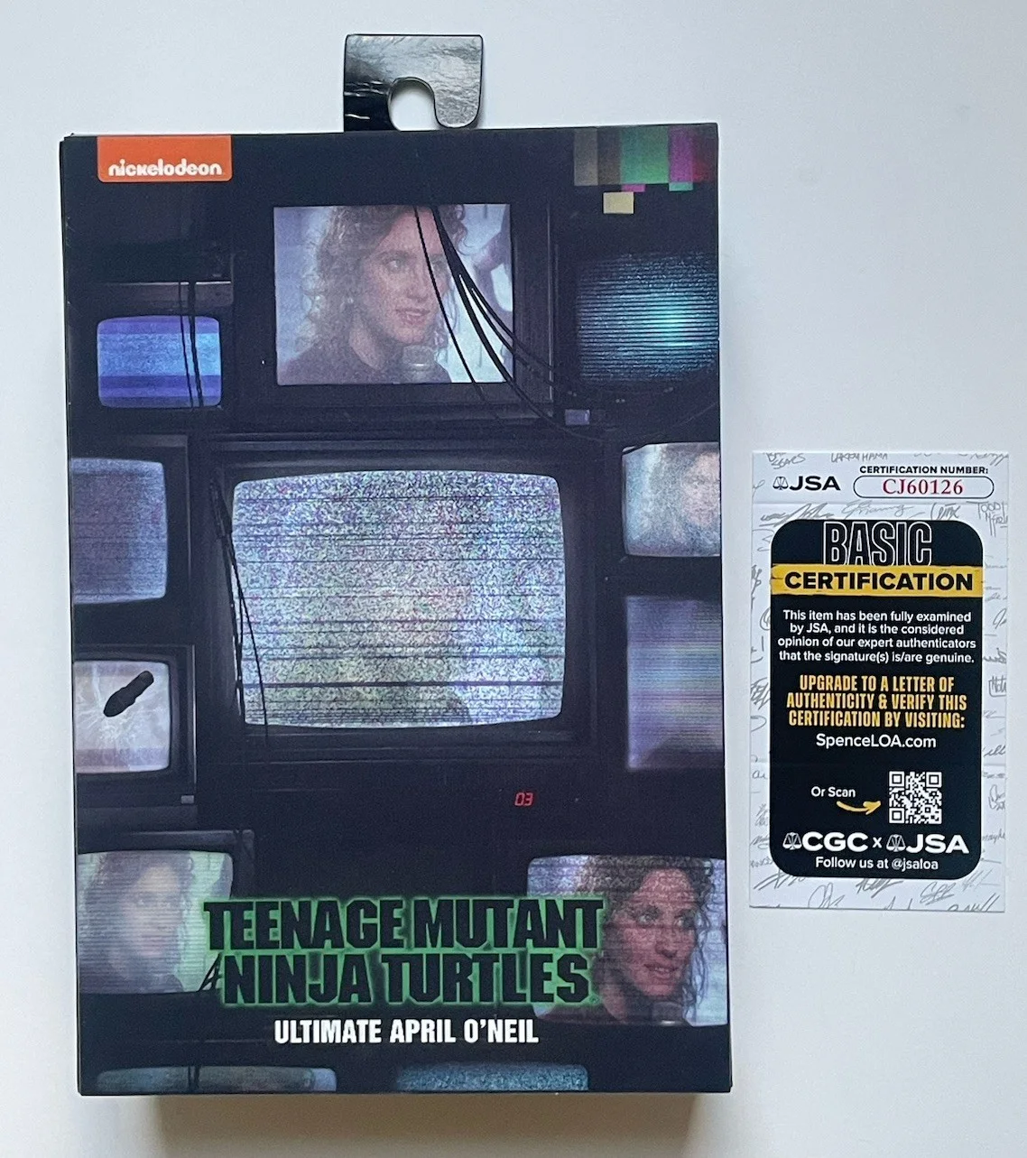 Judith Hoag — Judith Hoag Hand Signed NECA JSA Authentic Actress April O’neil TMNT, image 4
