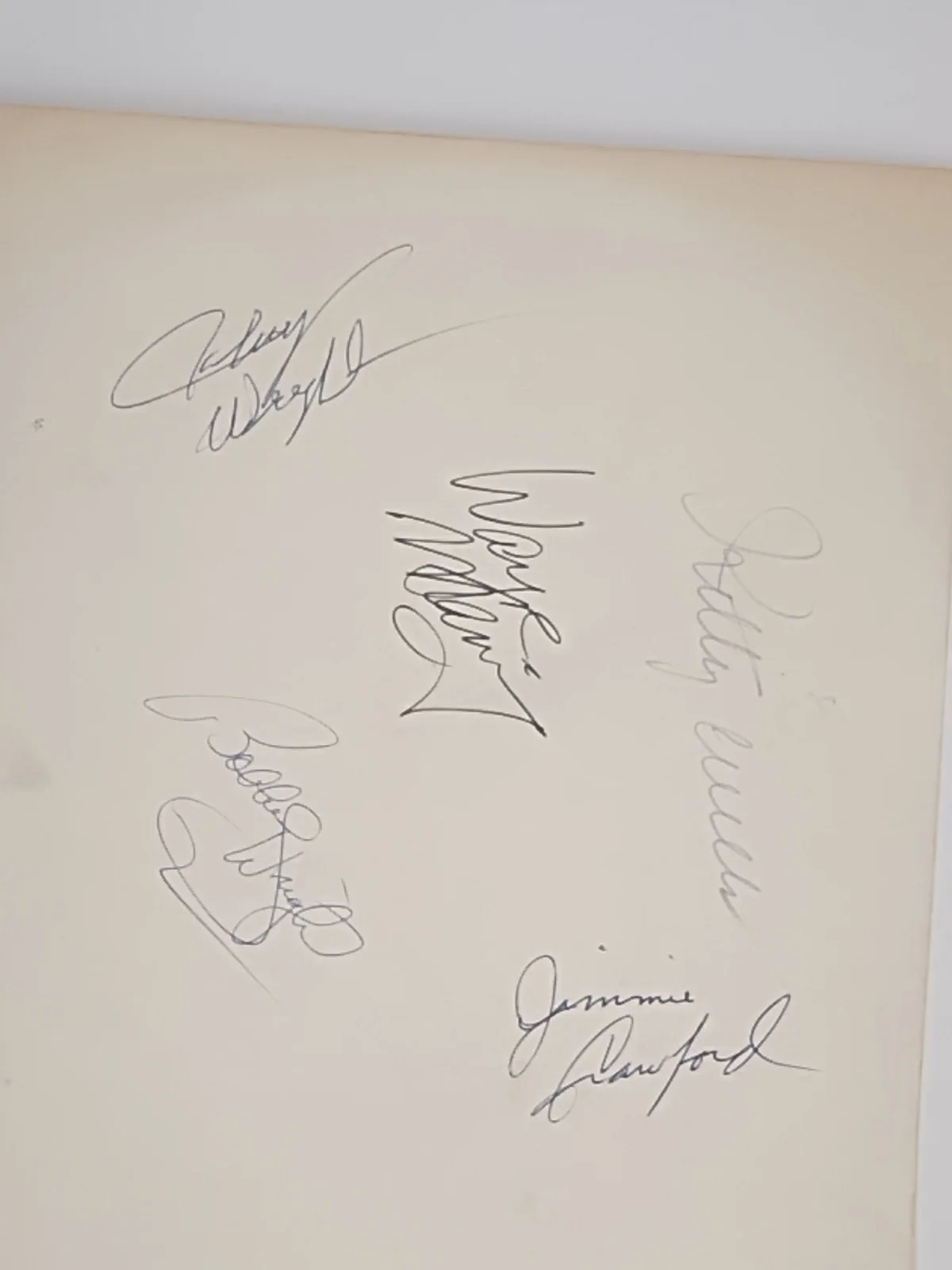 ​KITTY WELLS Johnny Wright Bobby Wright Wayne Money Jimmie Crawford Signed Photo, изображение 4