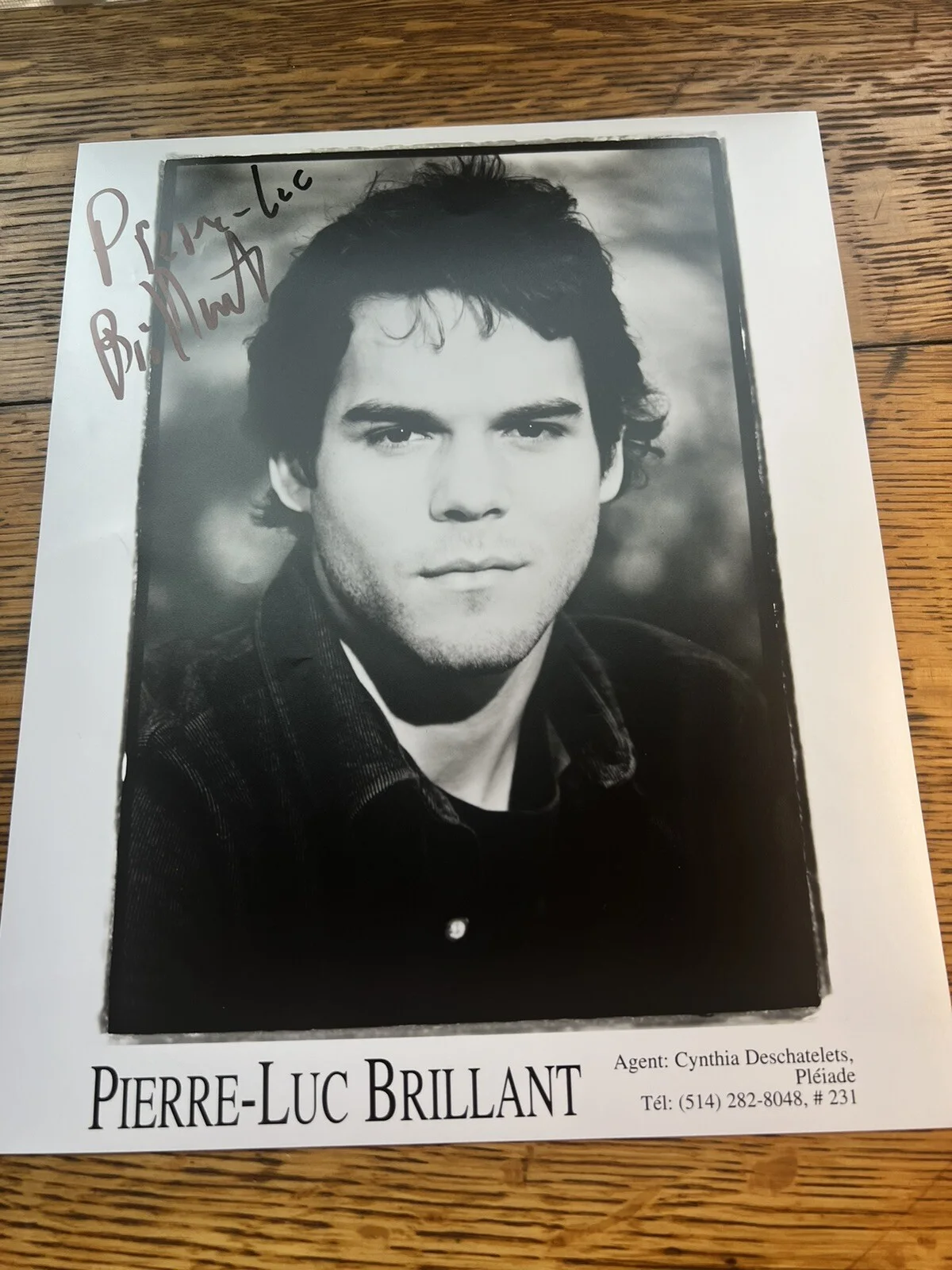 Pierre-Luc Brillant - Autograph Signed 8x10 Photo - Film - C.R.A.Z.Y, изображение 2
