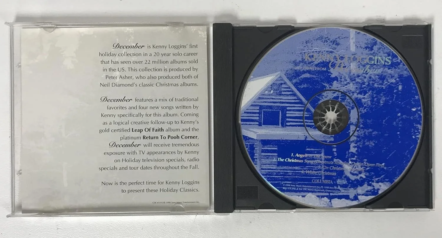 Kenny Loggins Signed Autographed "Selections From December" CD Compact Disc, image 2