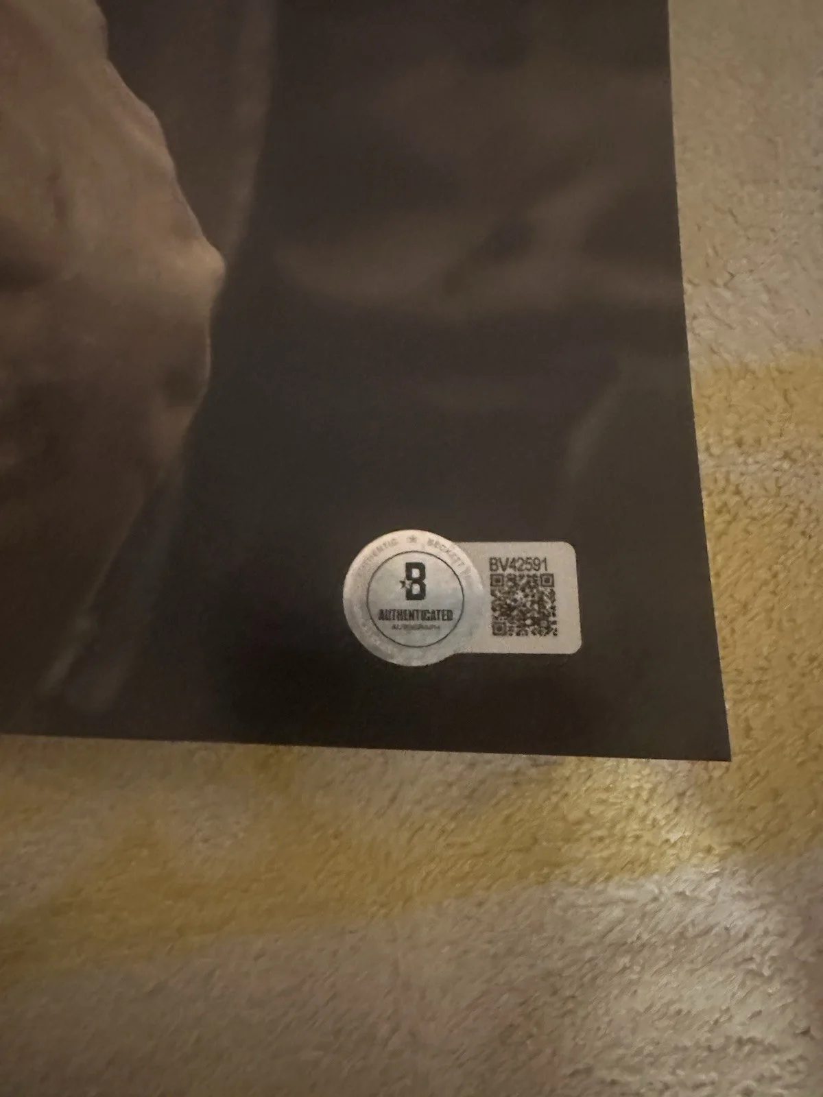 Brad Pitt Signed 11 X 14 Fury Beckett Coa Legend, изображение 2