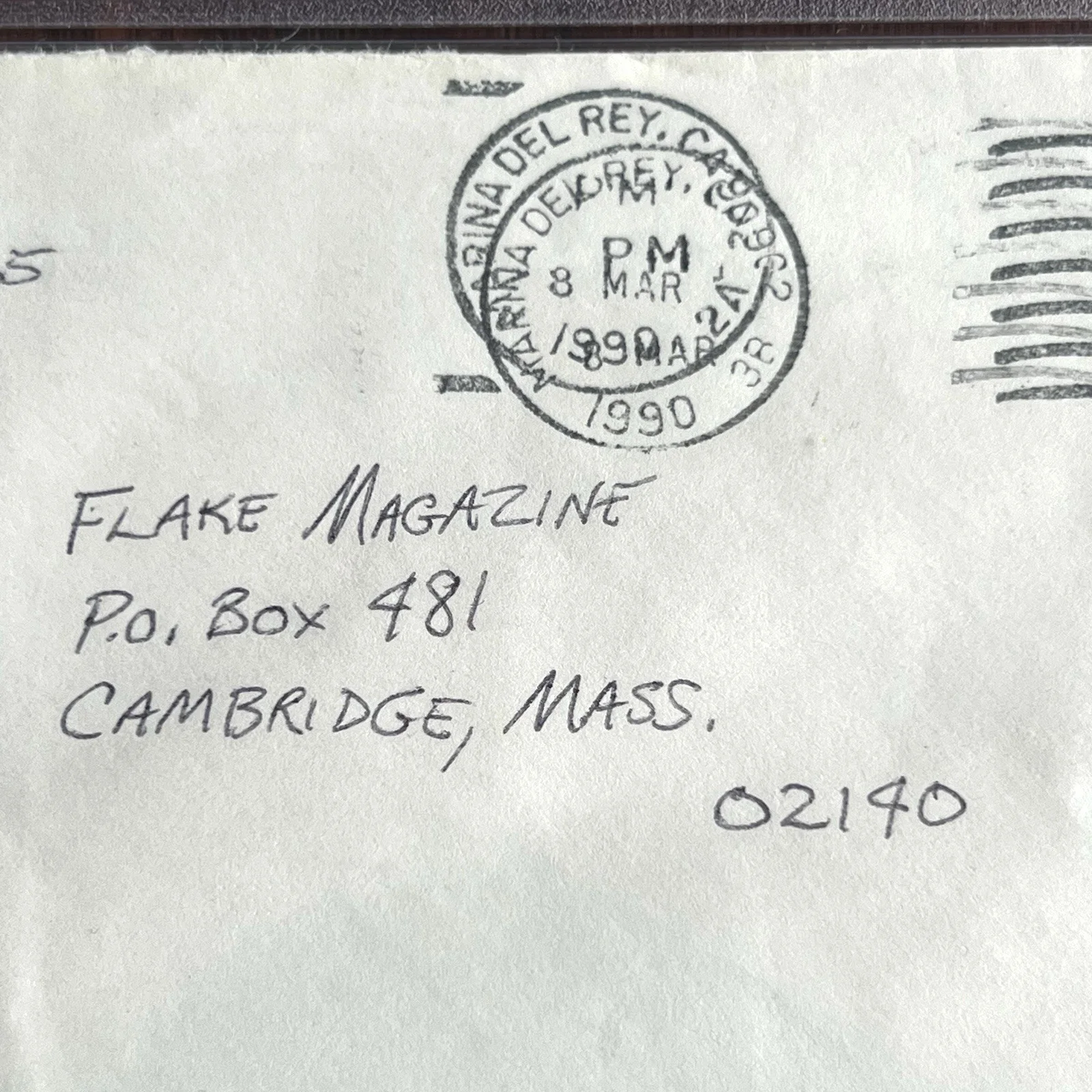 MARK HAMILL — MARK HAMILL * PSA * Handwritten AUTOGRAPH Envelope SIGNED * STAR WARS * 1990, image 4