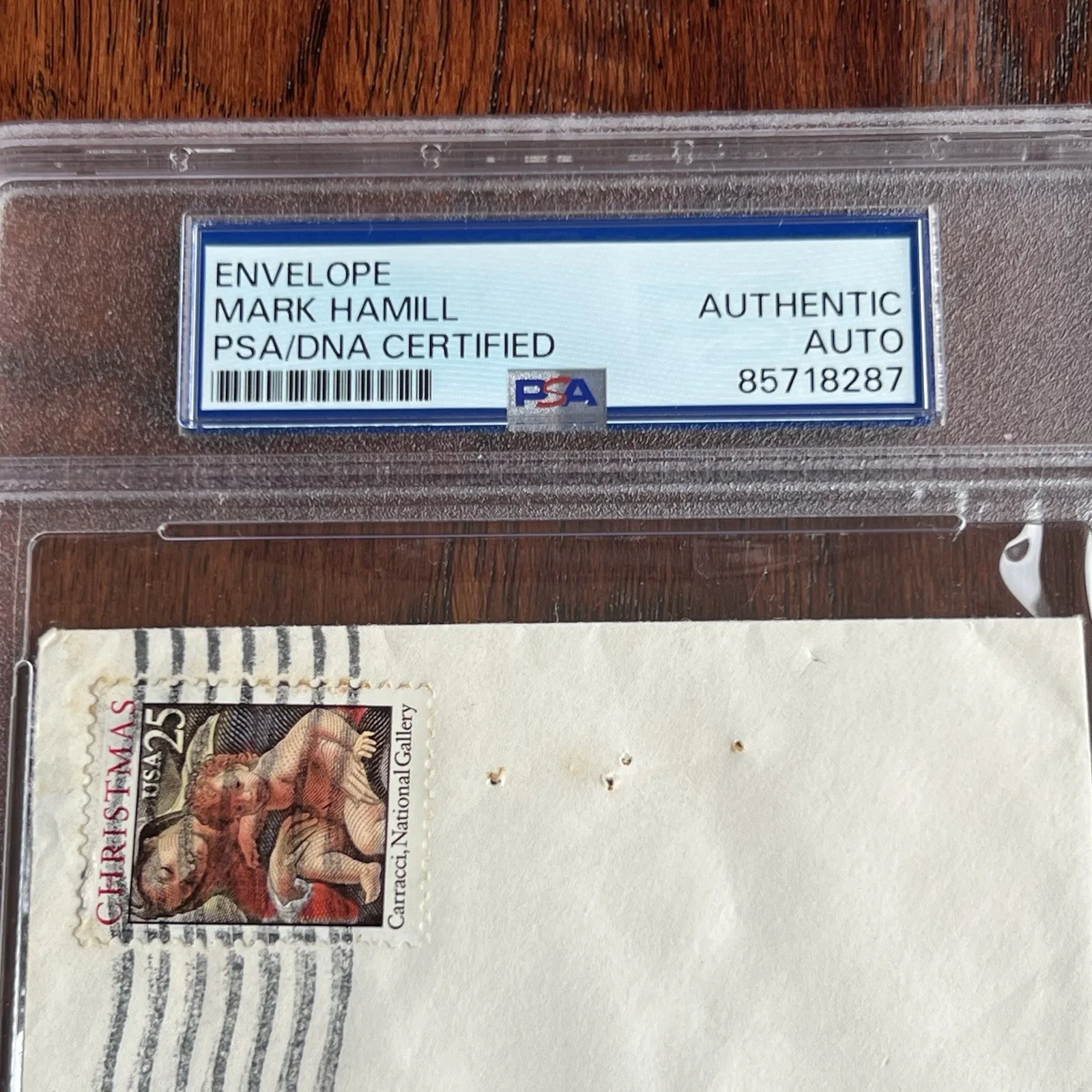 MARK HAMILL — MARK HAMILL * PSA * Handwritten AUTOGRAPH Envelope SIGNED * STAR WARS * 1990, image 5