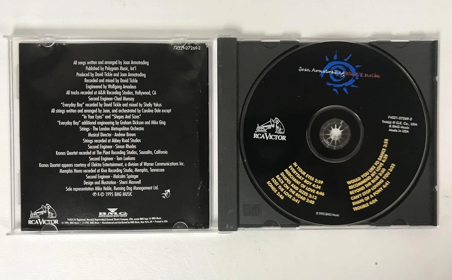Joan Armatrading Signed Autographed "What's Inside" Music CD Compact Disc, изображение 2