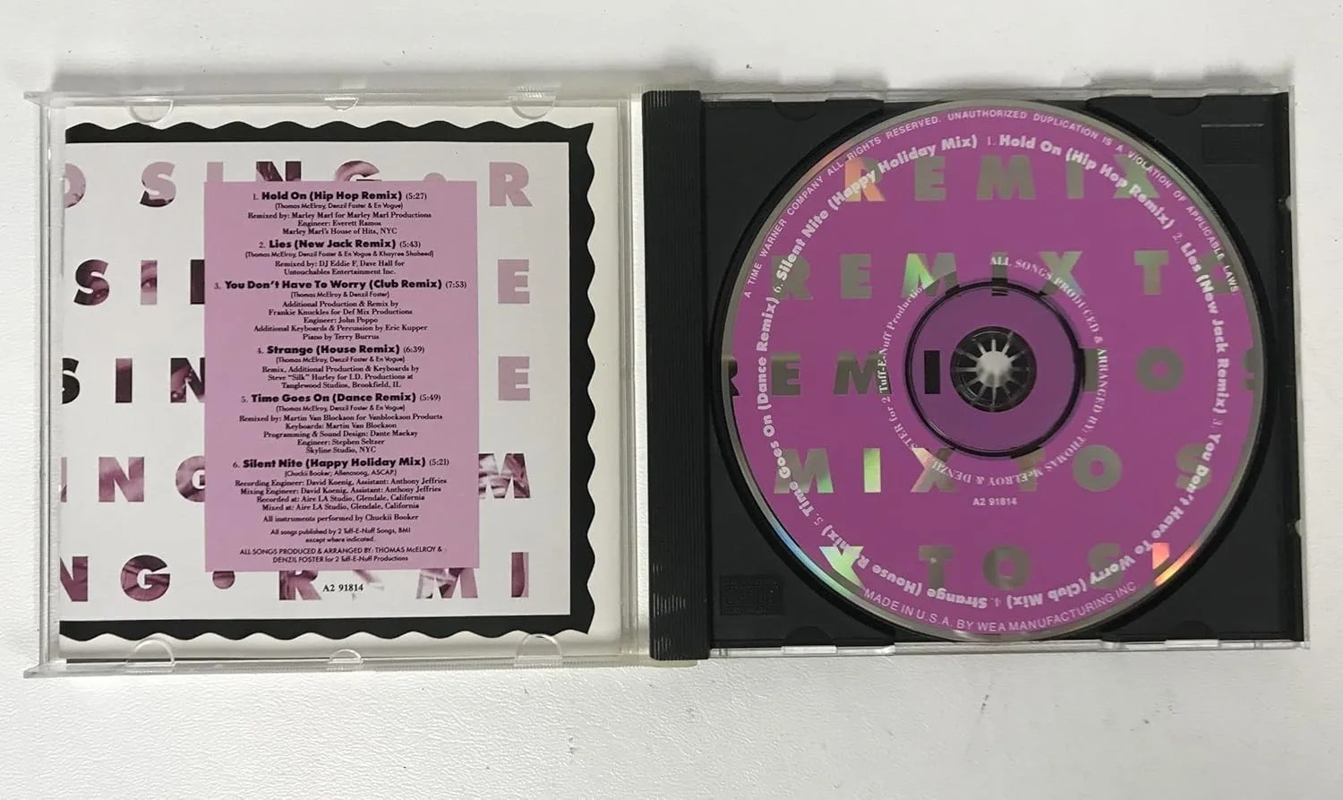 Cindy Herron & Terry Ellis Signed Autographed 'En Vogue' Music CD Compact Disc, изображение 2