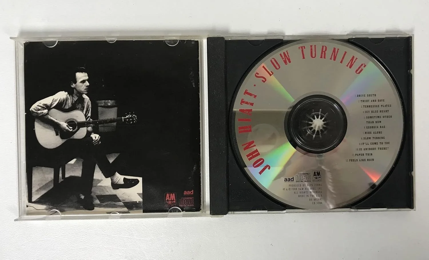 John Hiatt Signed Autographed "Slow Turning" Music CD Compact Disc, image 2