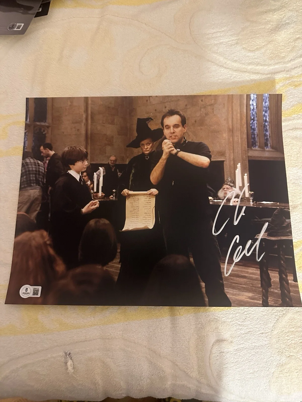 Chris Columbus — Chris Columbus Signed 11 X 14 Harry Potter Beckett Coa Director Legend