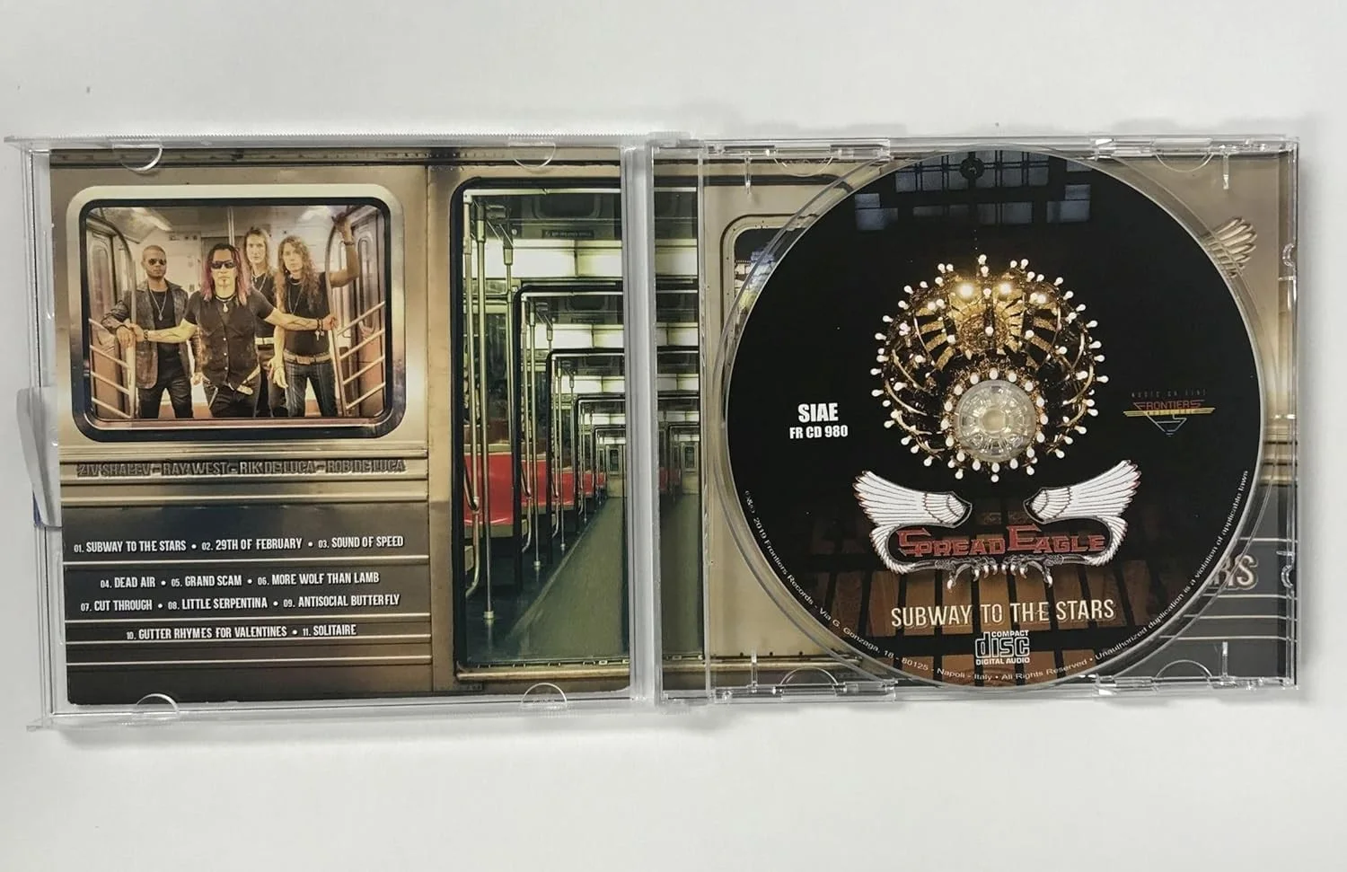 Spread Eagle Band Signed Autographed "Subway to the Stars" Music CD Compact Disc, image 2